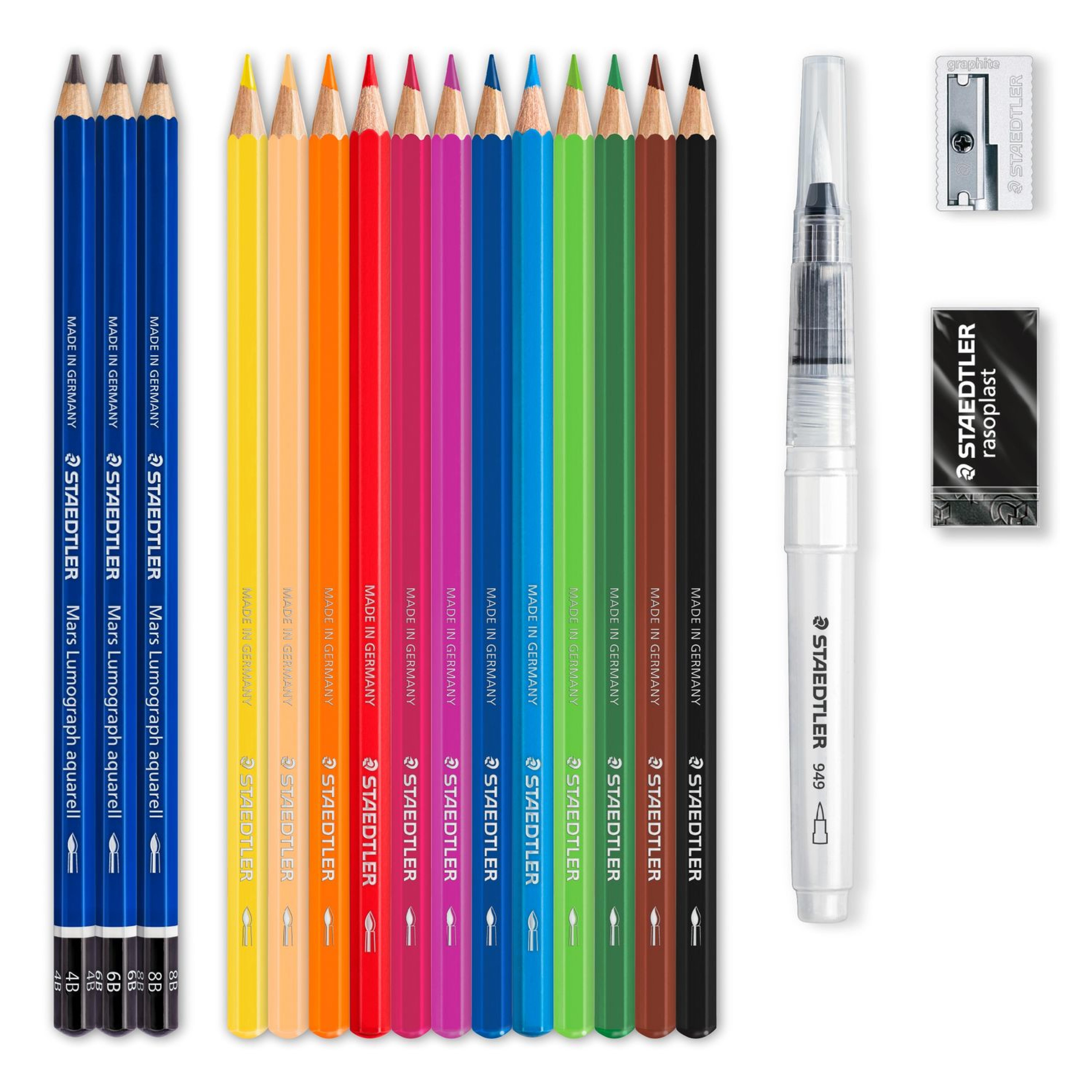 STAEDTLER Gemischtes Aquarell Set