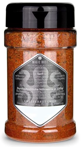 Glasbehälter mit Ankerkraut Magic Dust Gewürzmischung, ideal für Grillgerichte