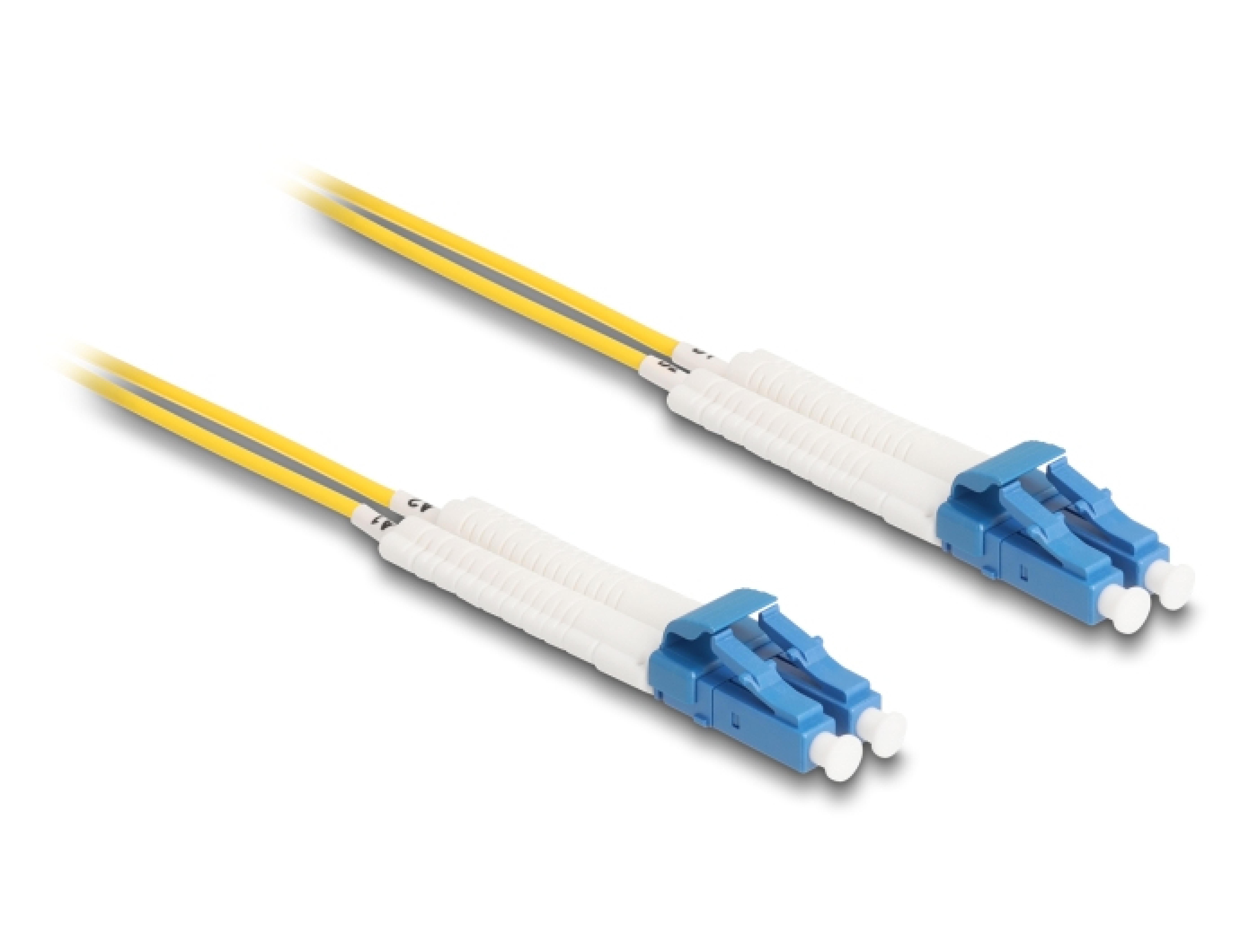 DELOCK LWL Kabel LC Duplex zu LC Duplex Singlemode OS2 5 m