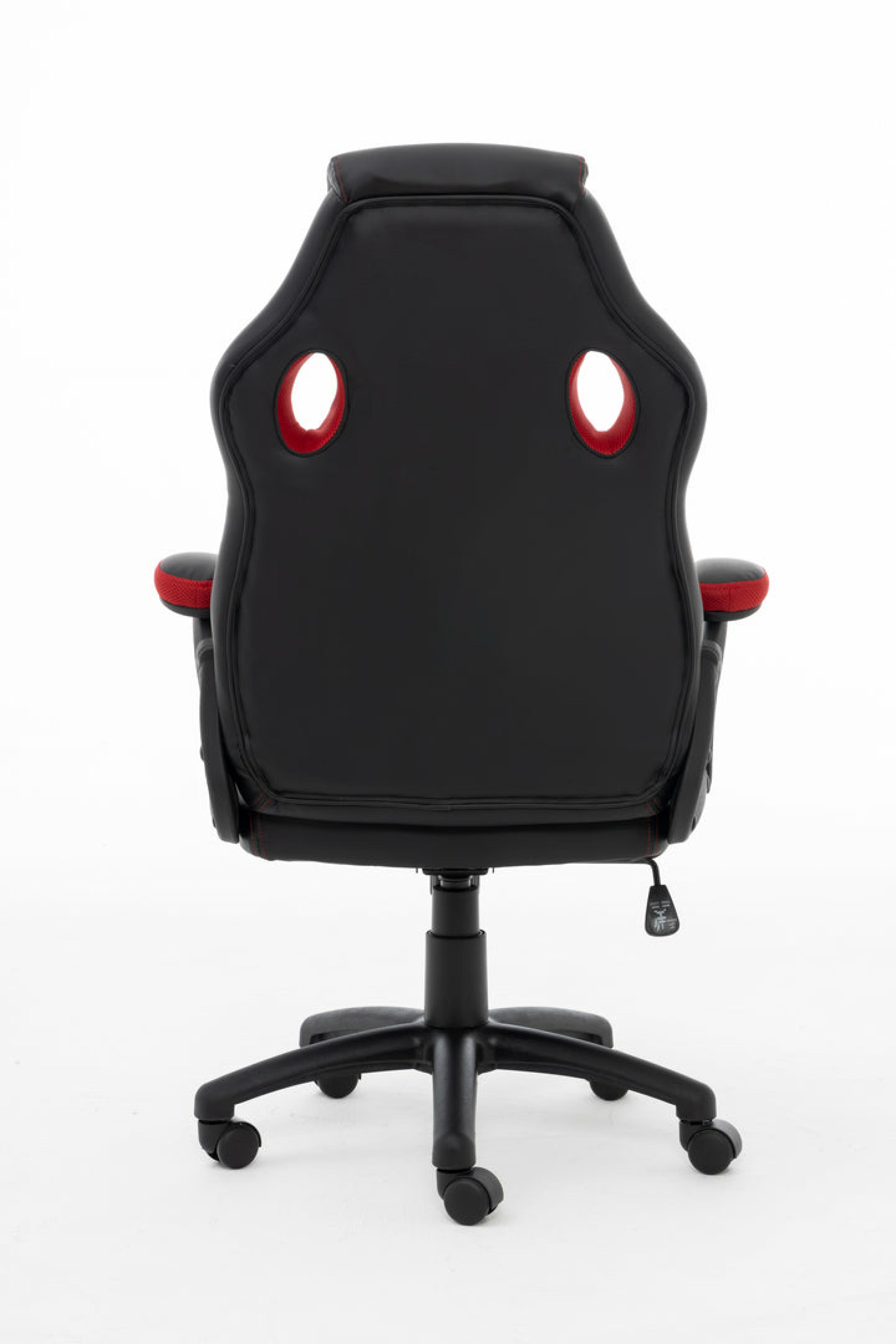 Raptor Gaming Stuhl GS-40 PU + Fabric schwarz/rot