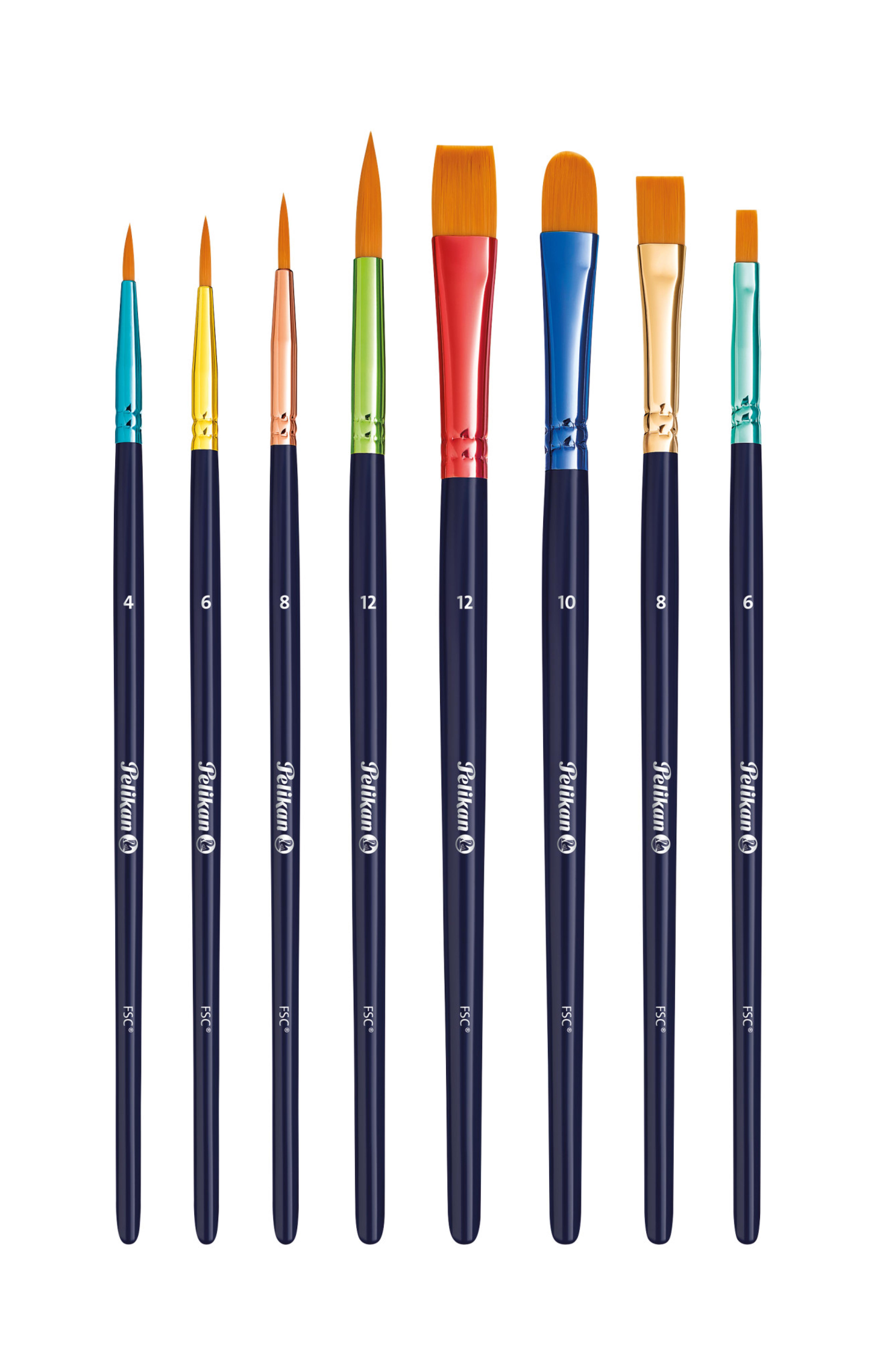 Pelikan Schulpinselset Premium PI8/PB 8 Stueck