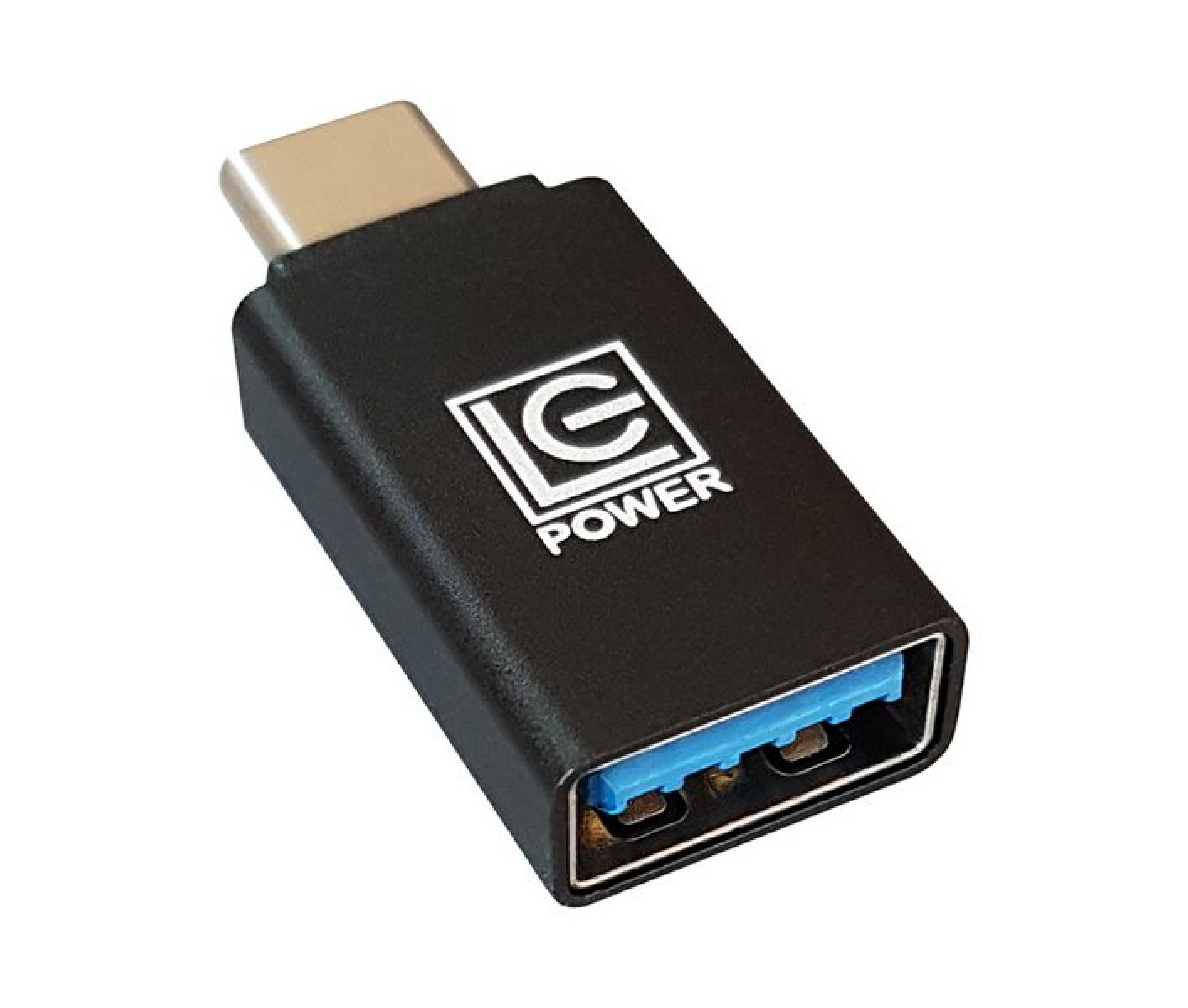 LC-Power Adapter USB USB-A auf USB-C LC-ADA-U31C