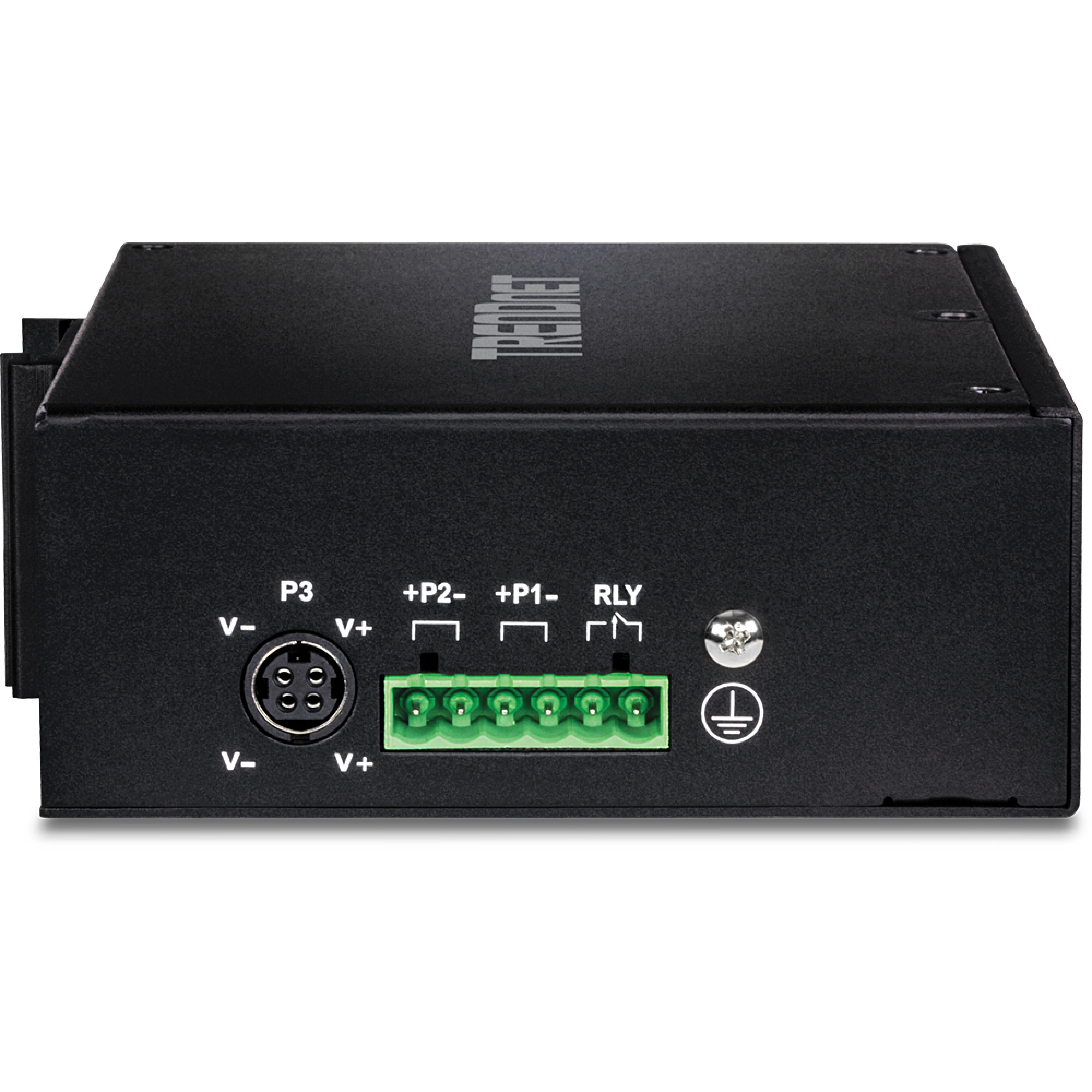 TRENDnet Industrie Switch 16 Port Gbit IP30 DIN-Rail Metall