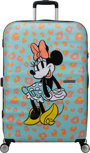 AMERICAN TOURISTER Wavebreaker Disney Spinner 77/28 TSA DISNEY FL Minnie Pastel Dots