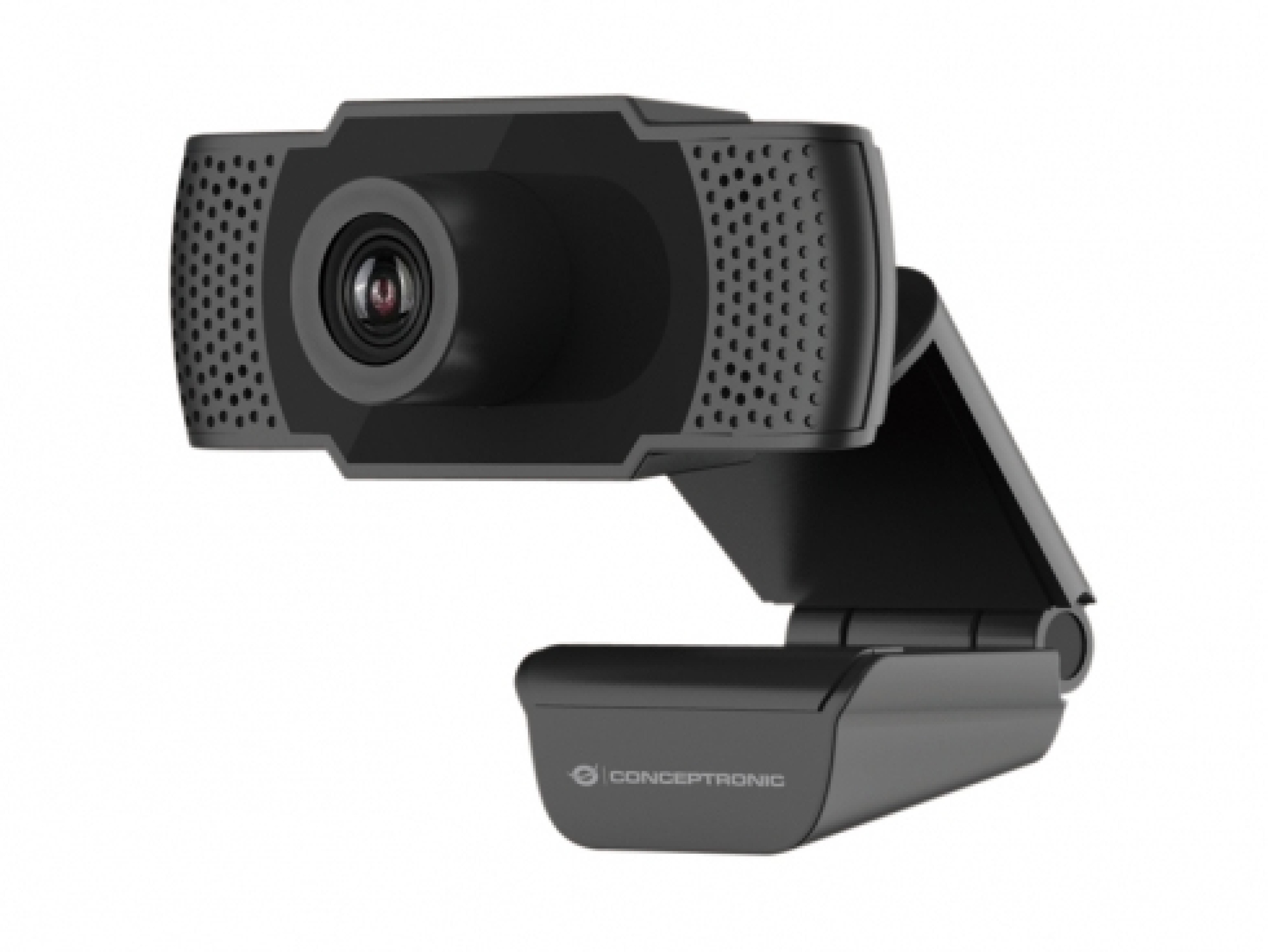 CONCEPTRONIC Webcam USB-A2.0 90° 1080P/30Hz FullHD +Mikro sw