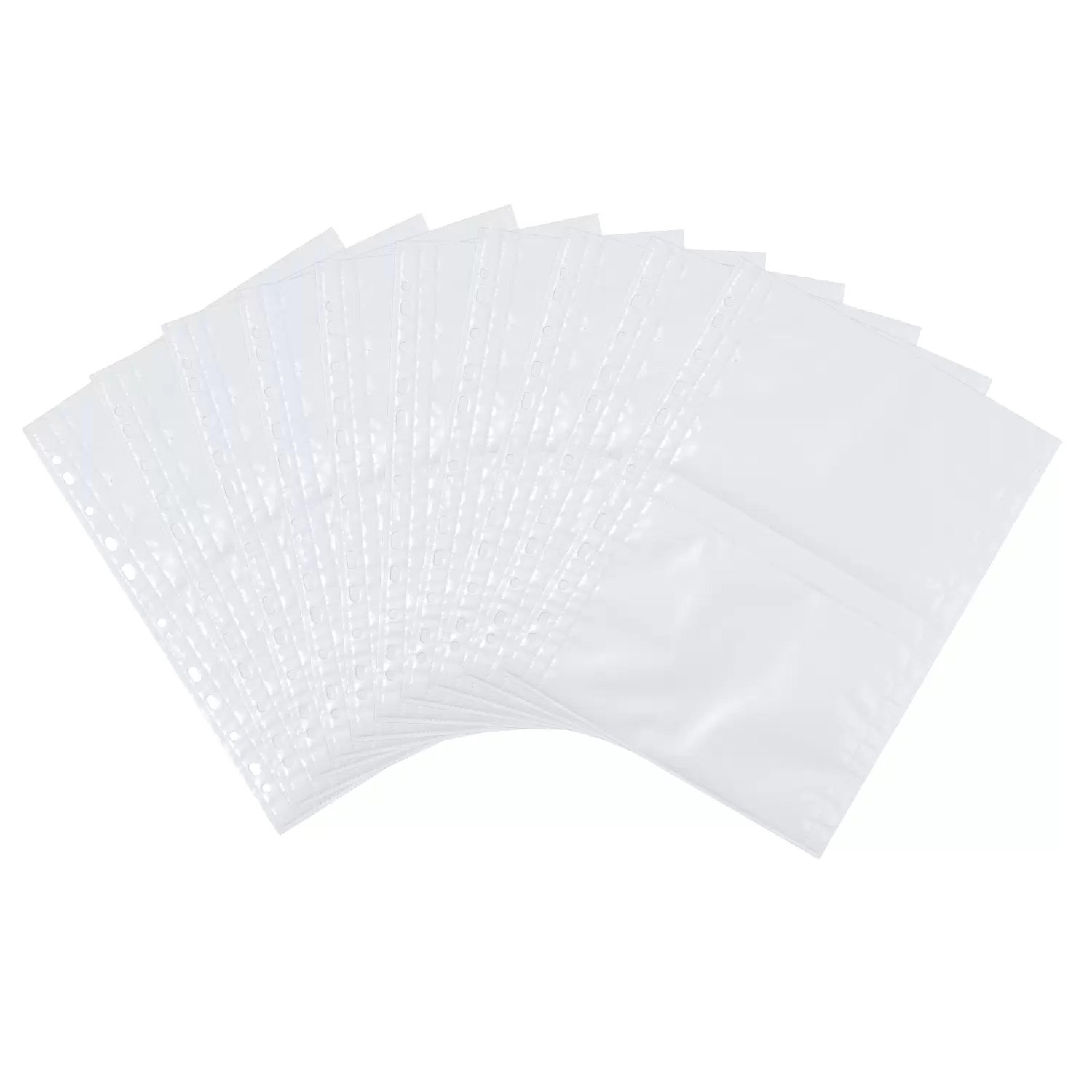 HERMA Fotosichthuellen 130 x 180 mm quer weiss 10 Huellen