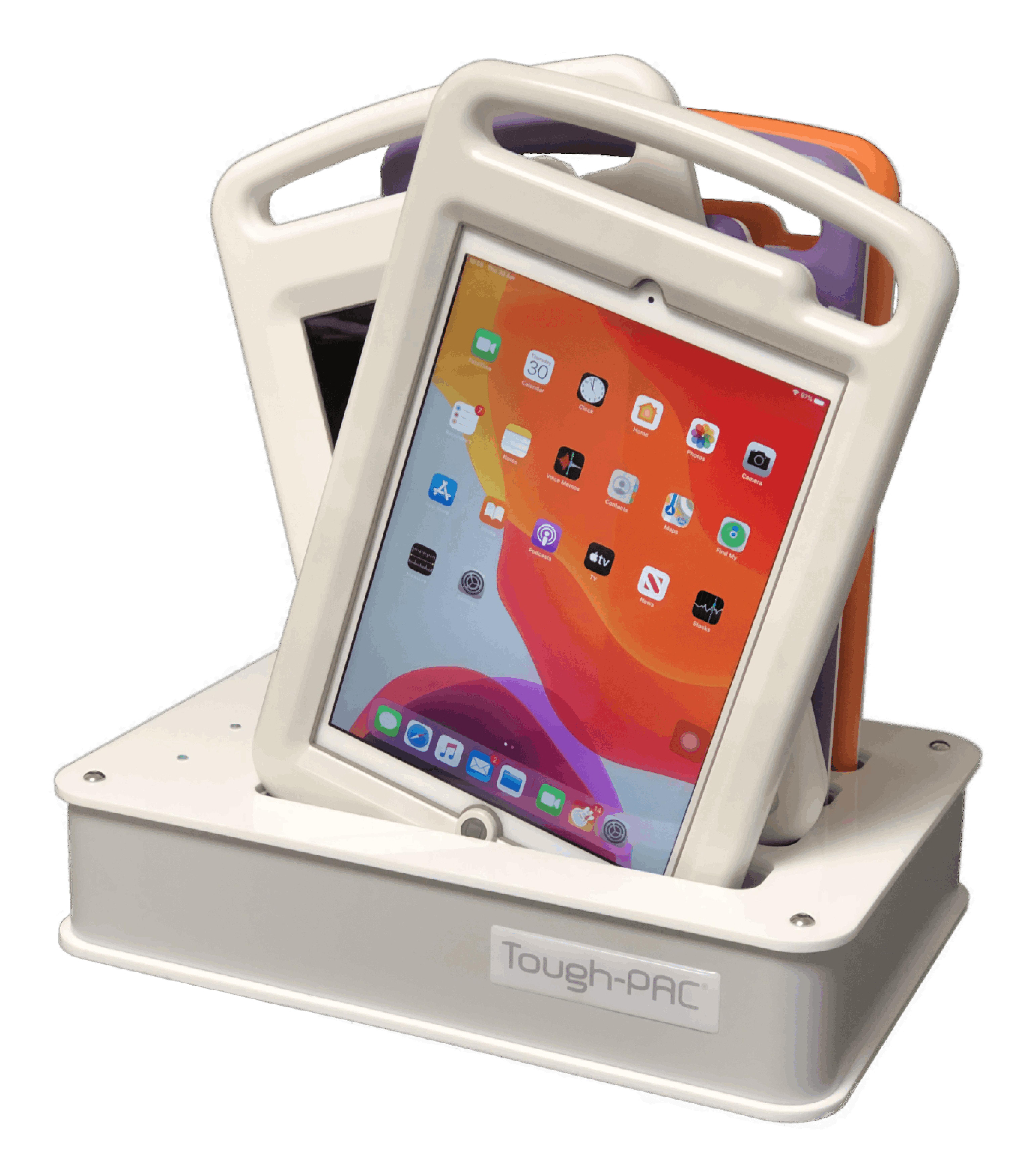 Baaske Tough-Pac Ladestation Multiload 4fach weiss