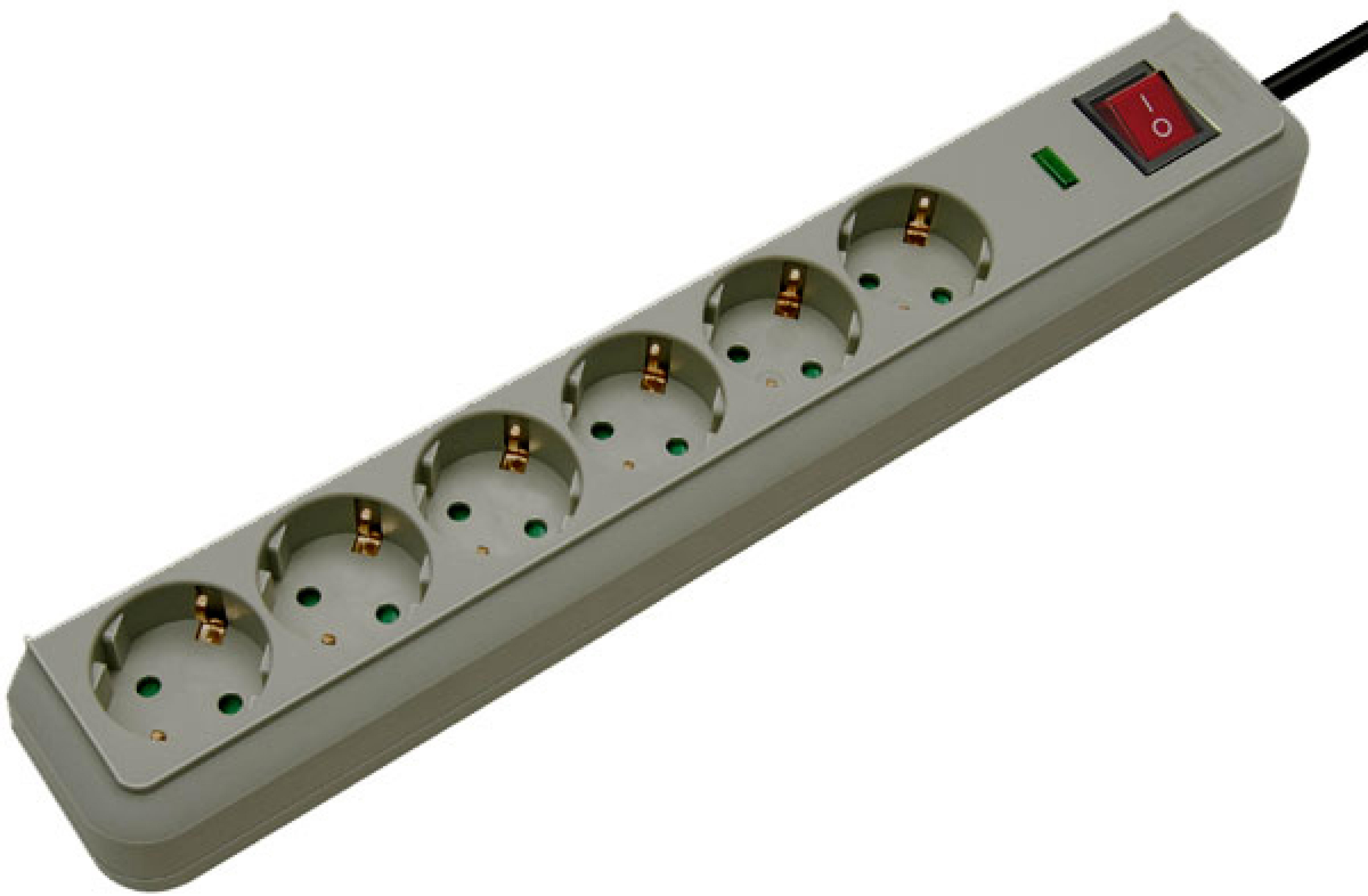 Brennenstuhl UEberspannungsschutz ECO-Line 6x 1.5m 4.5kA