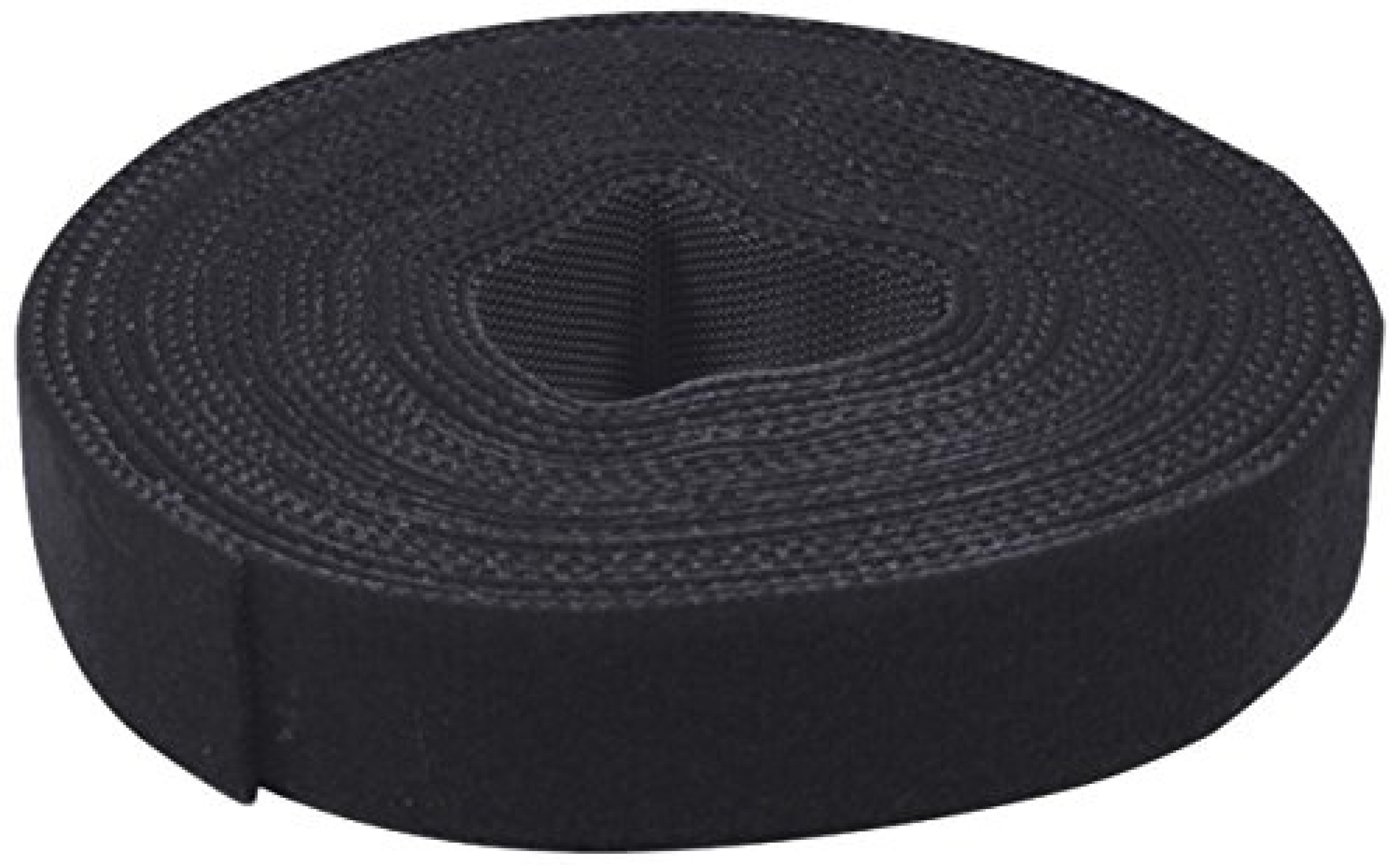 Logilink Klettband, schwarz, Breite: 16 mm, auf Rolle, 4 m