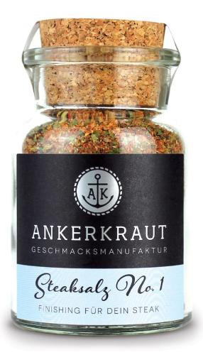 Glas mit Ankerkraut Steaksalz No. 1, Gewürzmischung für Steak