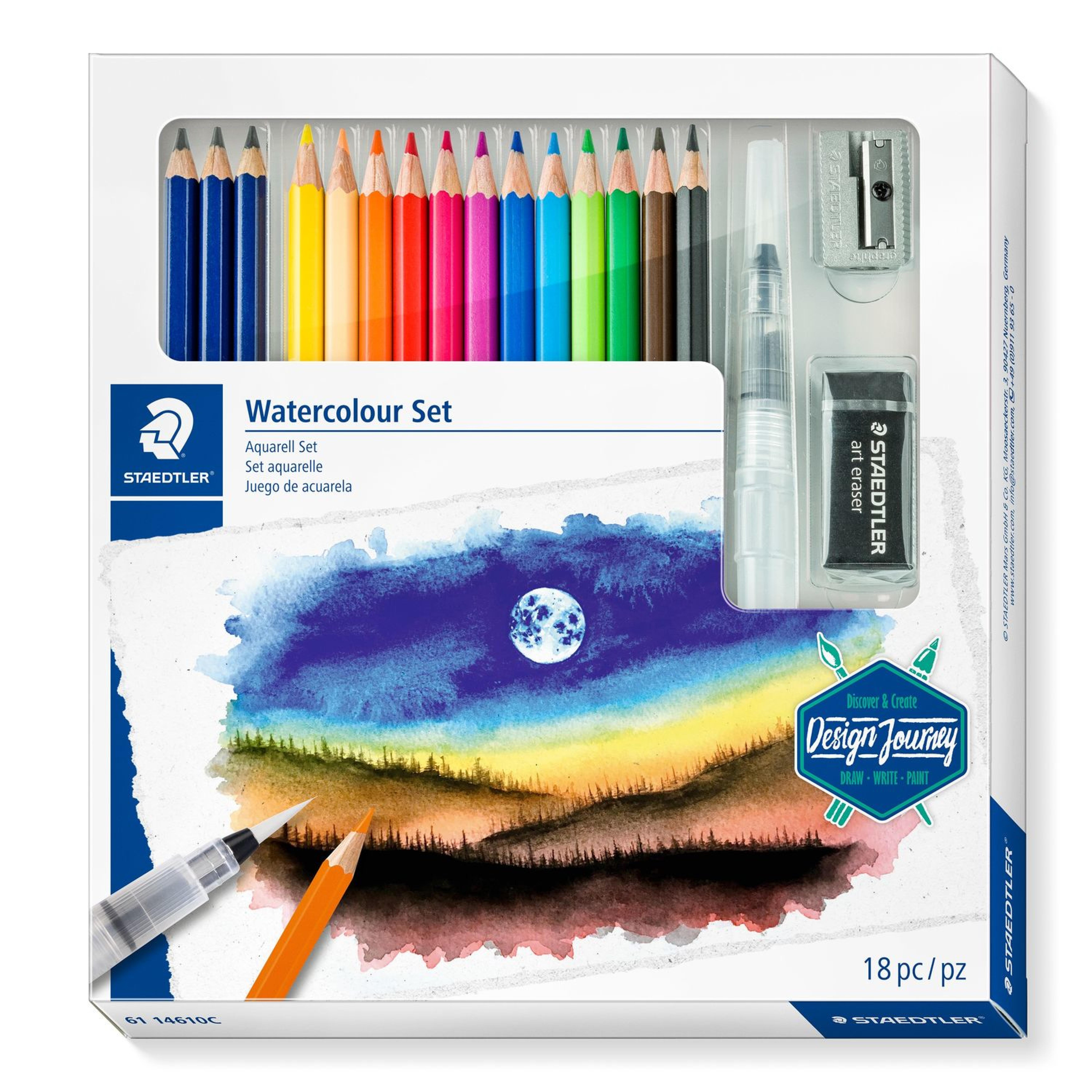 STAEDTLER Gemischtes Aquarell Set