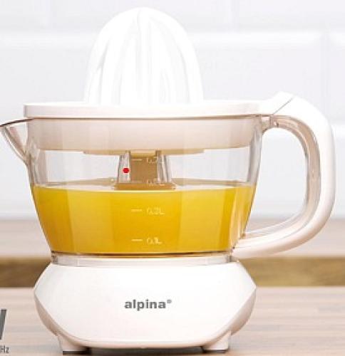 ALPINA Elektrische Zitruspresse, 700ml, 25W, weiß