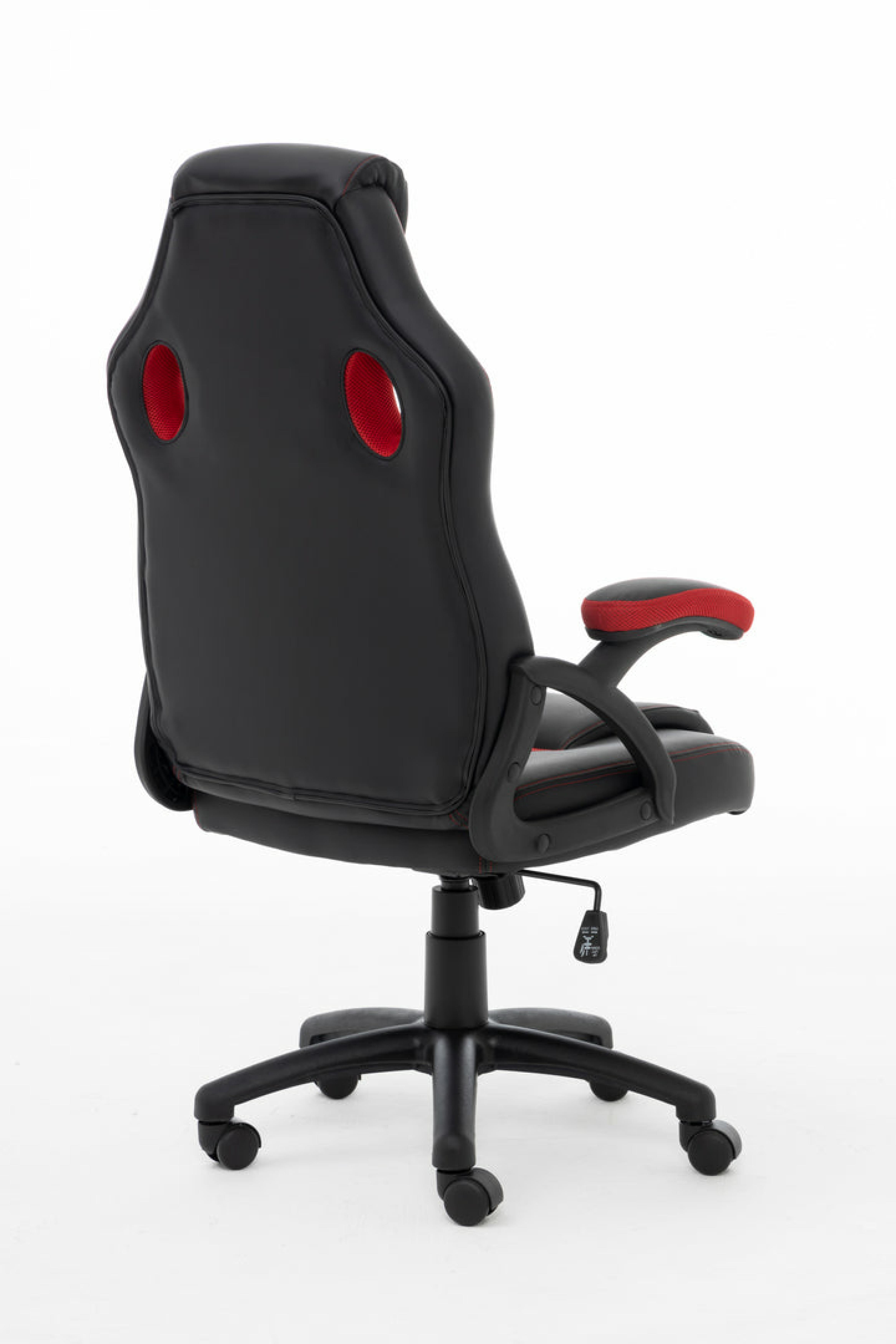 Raptor Gaming Stuhl GS-40 PU + Fabric schwarz/rot