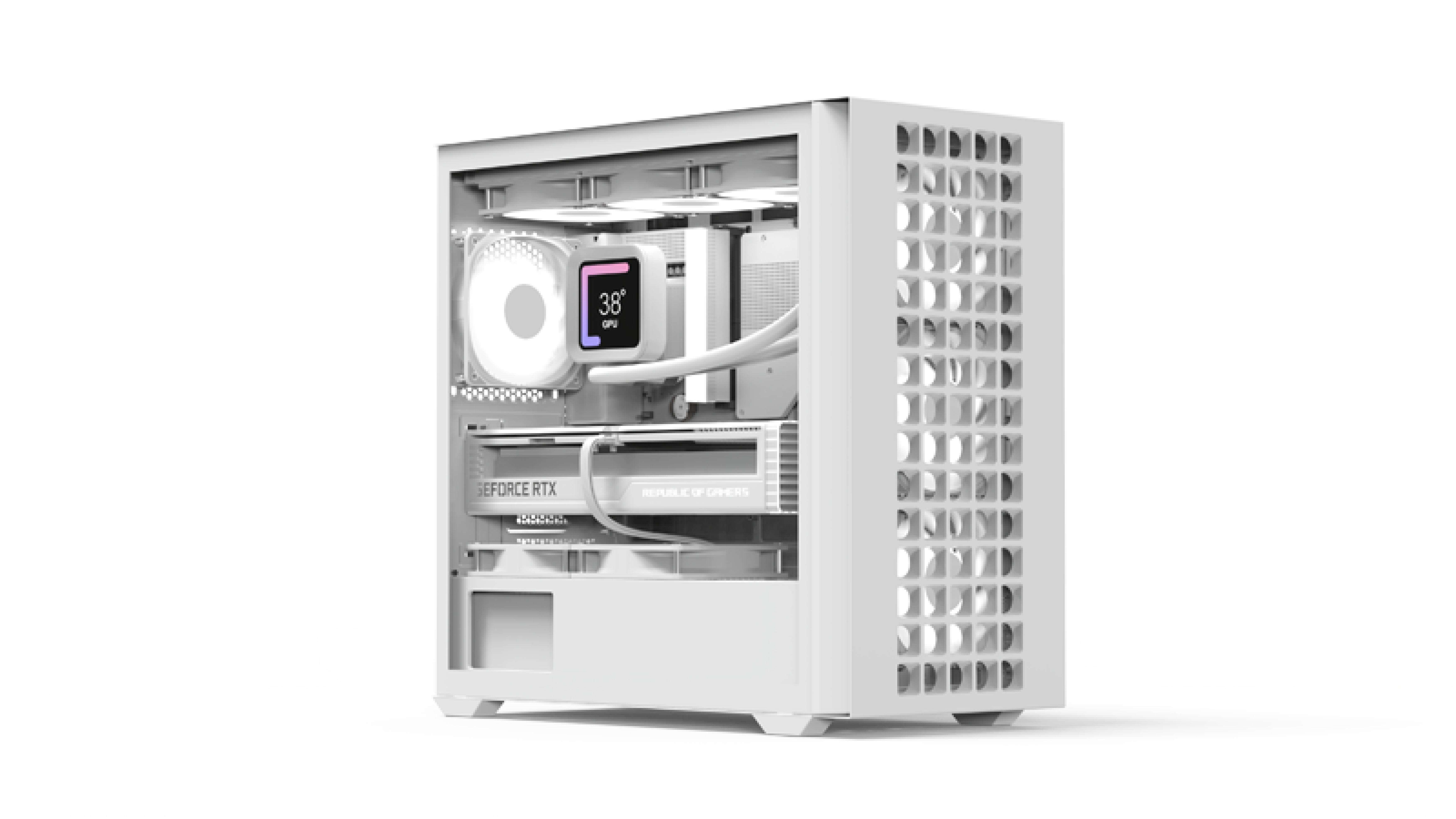 AeroCool Geh Mini D302A-G-WT-V1 (W/Mesh/Micro-ATX)
