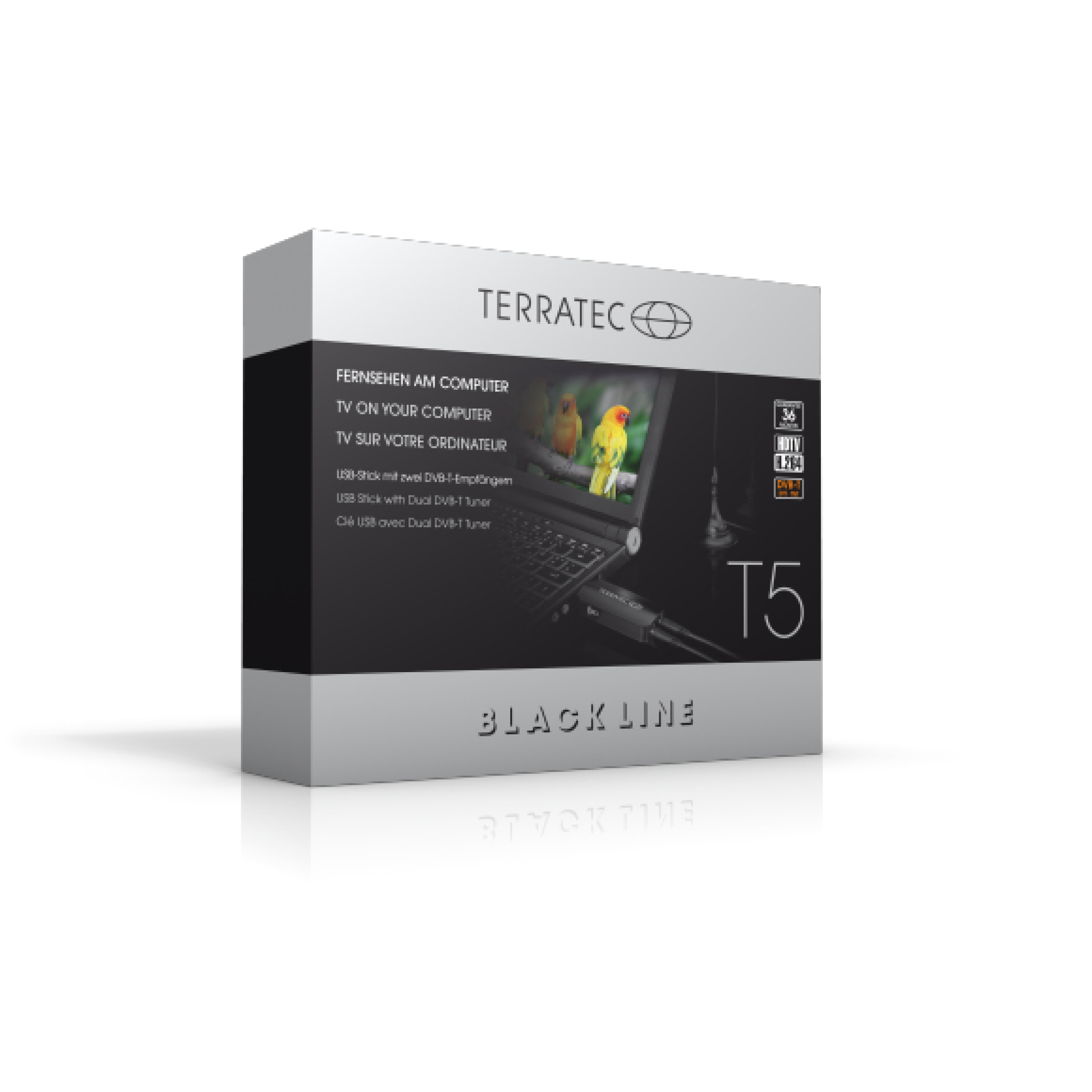 TERRATEC DVB-T Receiver T5 BLACKLINE DUAL Tuner HD