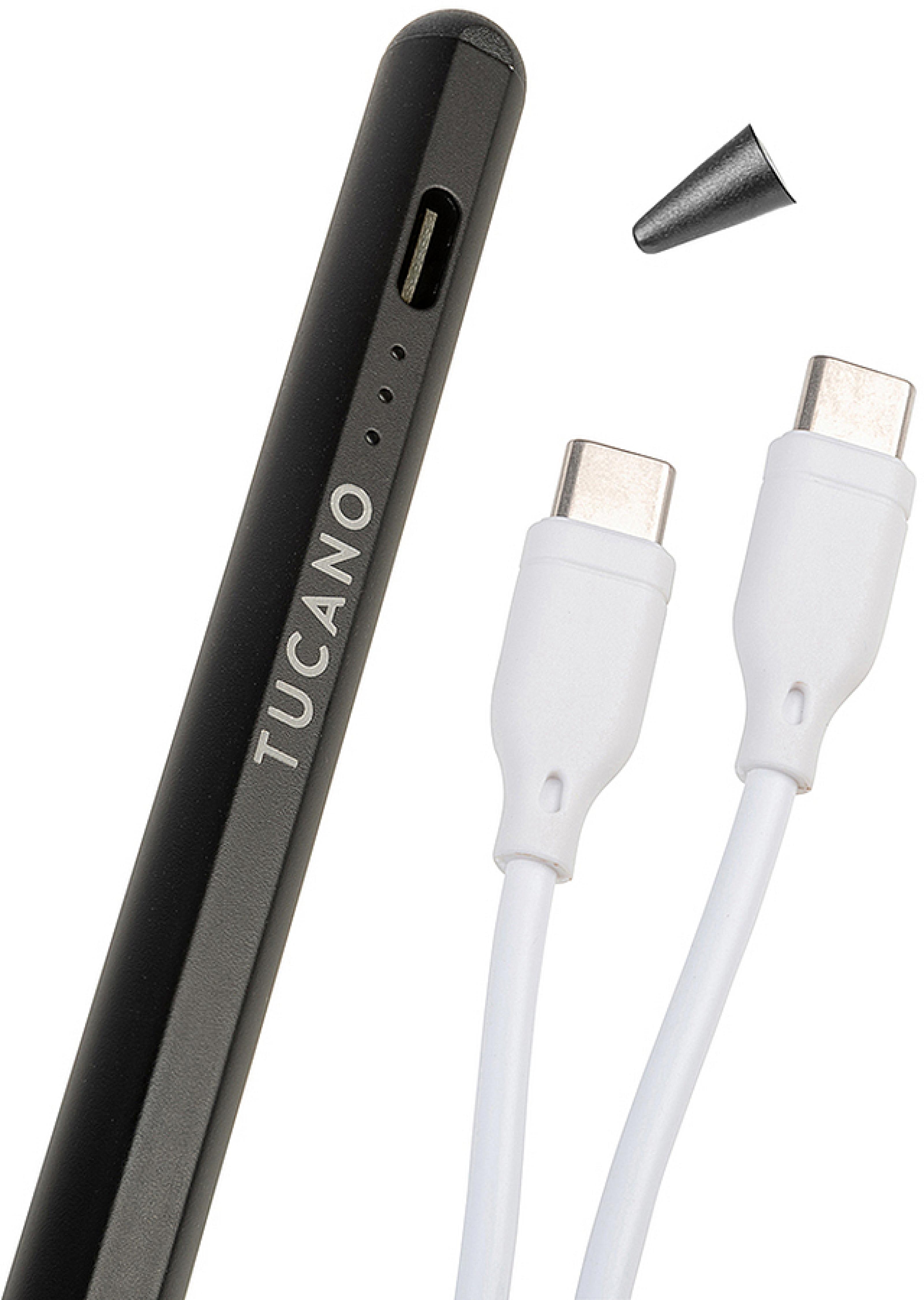 TUCANO UTILITY Stylus Stift für Tablets 95% devices (iPhone, smartphone and tablet), all iPads, schwarz