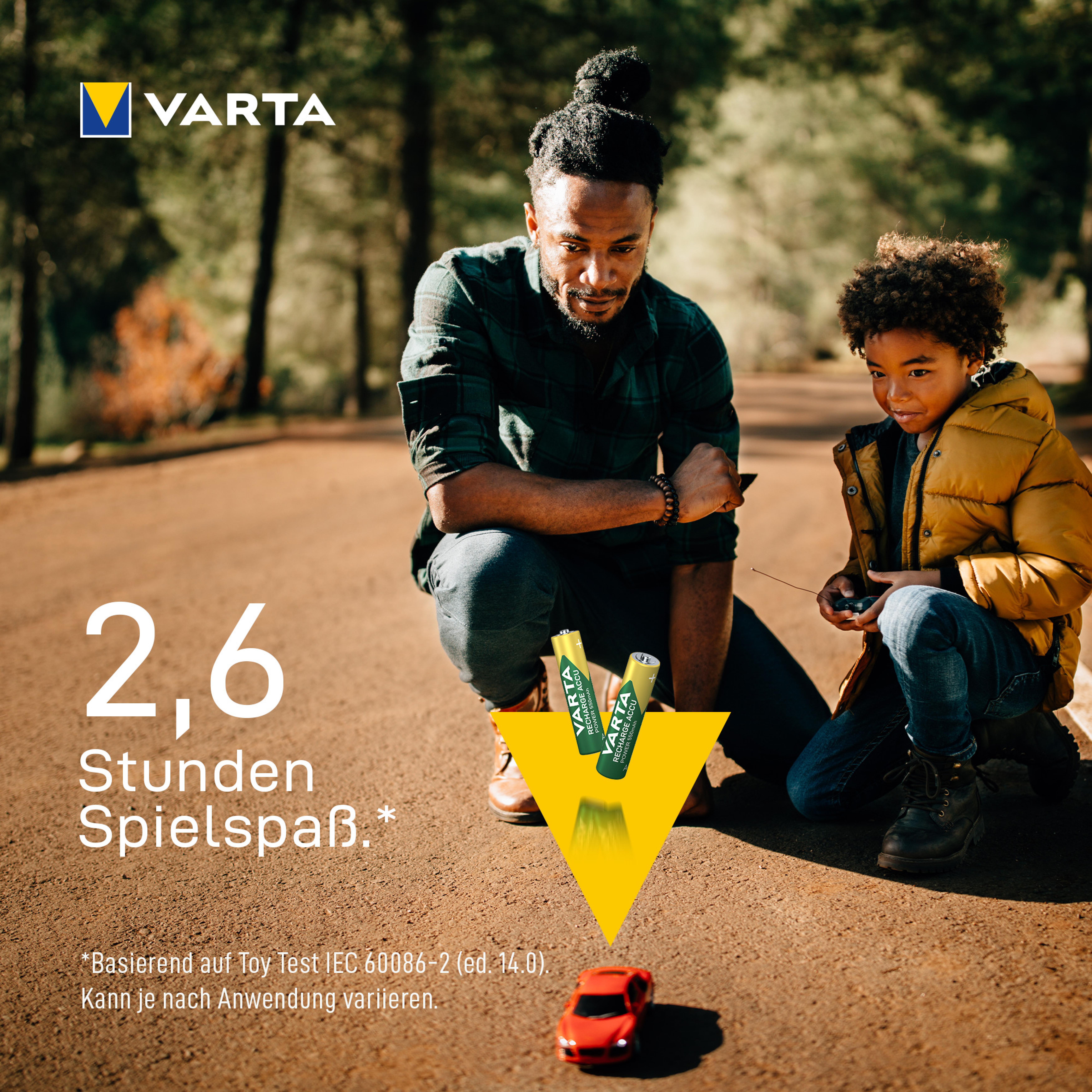 Varta Akku RECHARGE Power AAA HR03 550mAh 4St.