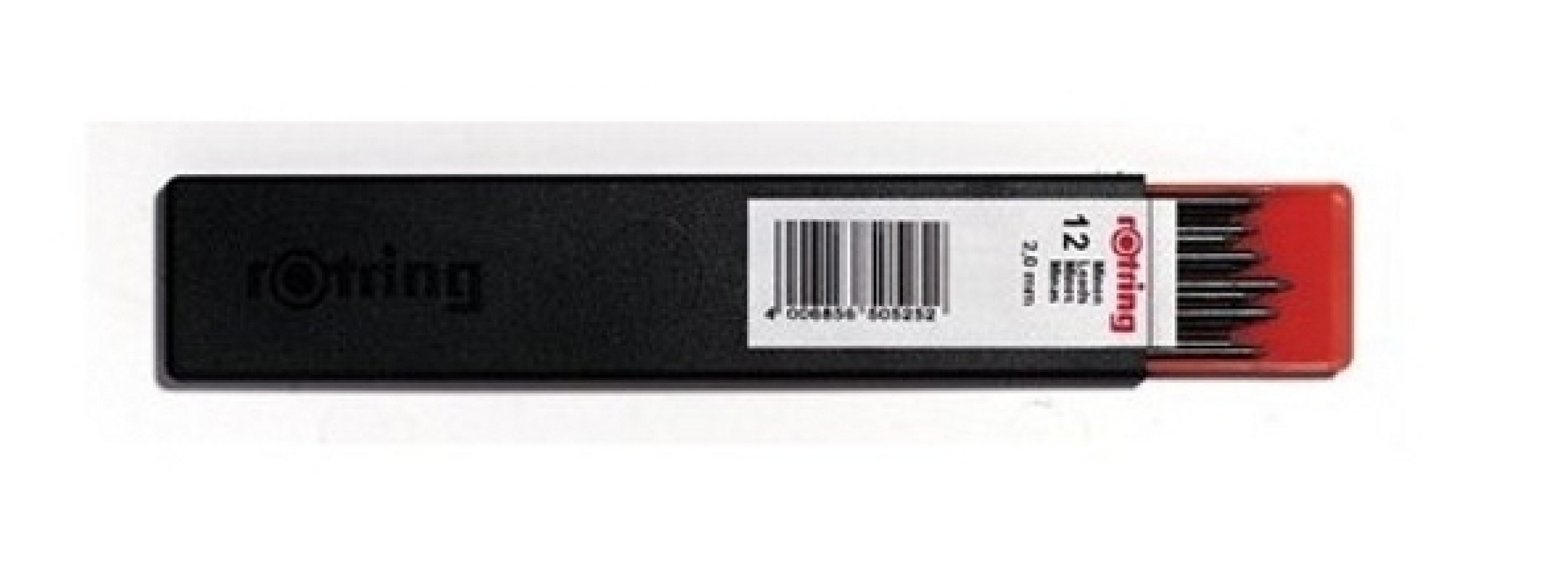 ROTRING Minen 2.0 mm HB (1 Dose a 12 Stueck)