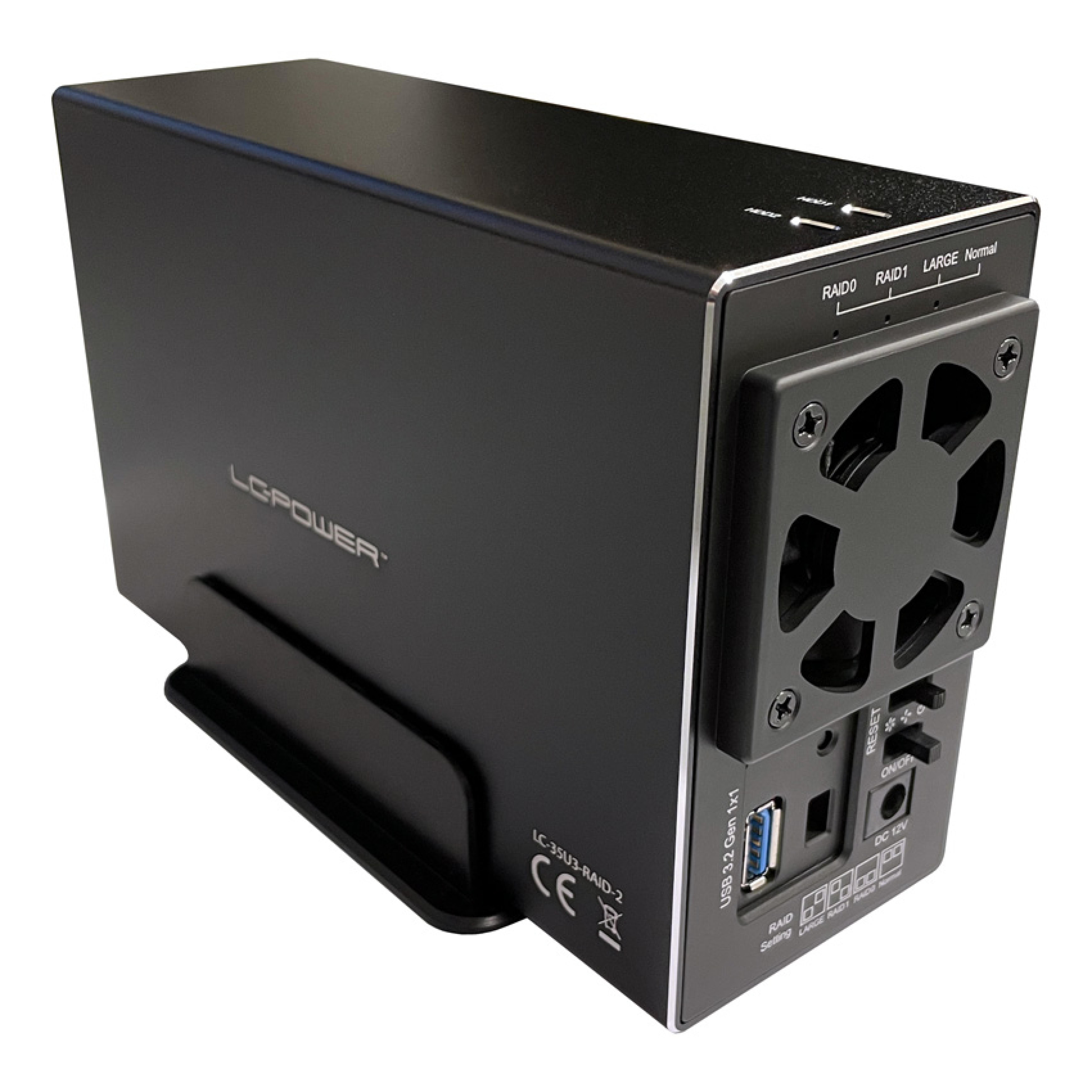 LC-Power Geh 8.9cm (2x3,5") LC-35U3-RAID-2