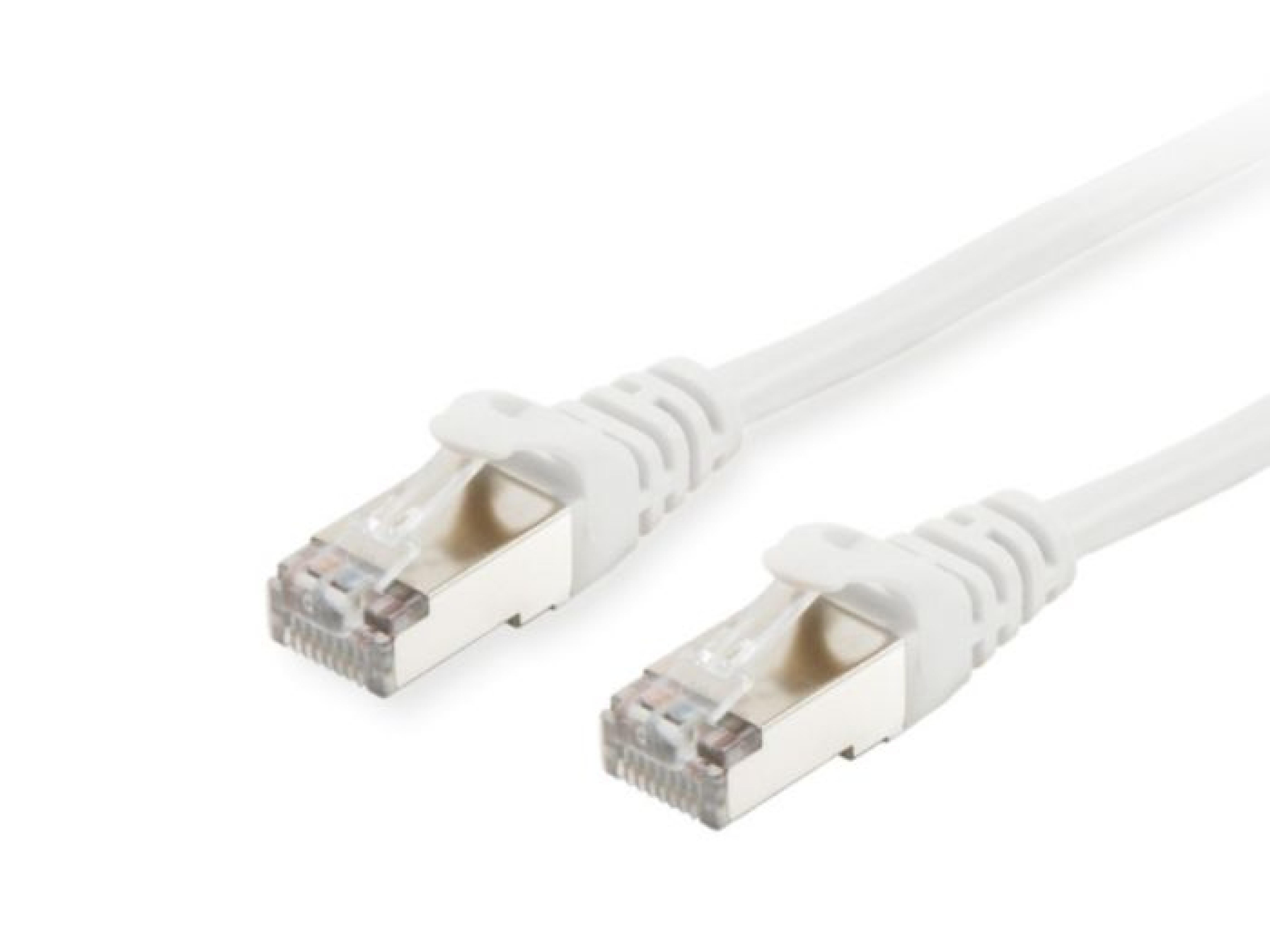Equip Patchkabel Cat6A S/FTP 2xRJ45 1.50m weiss LSZH Polybeut