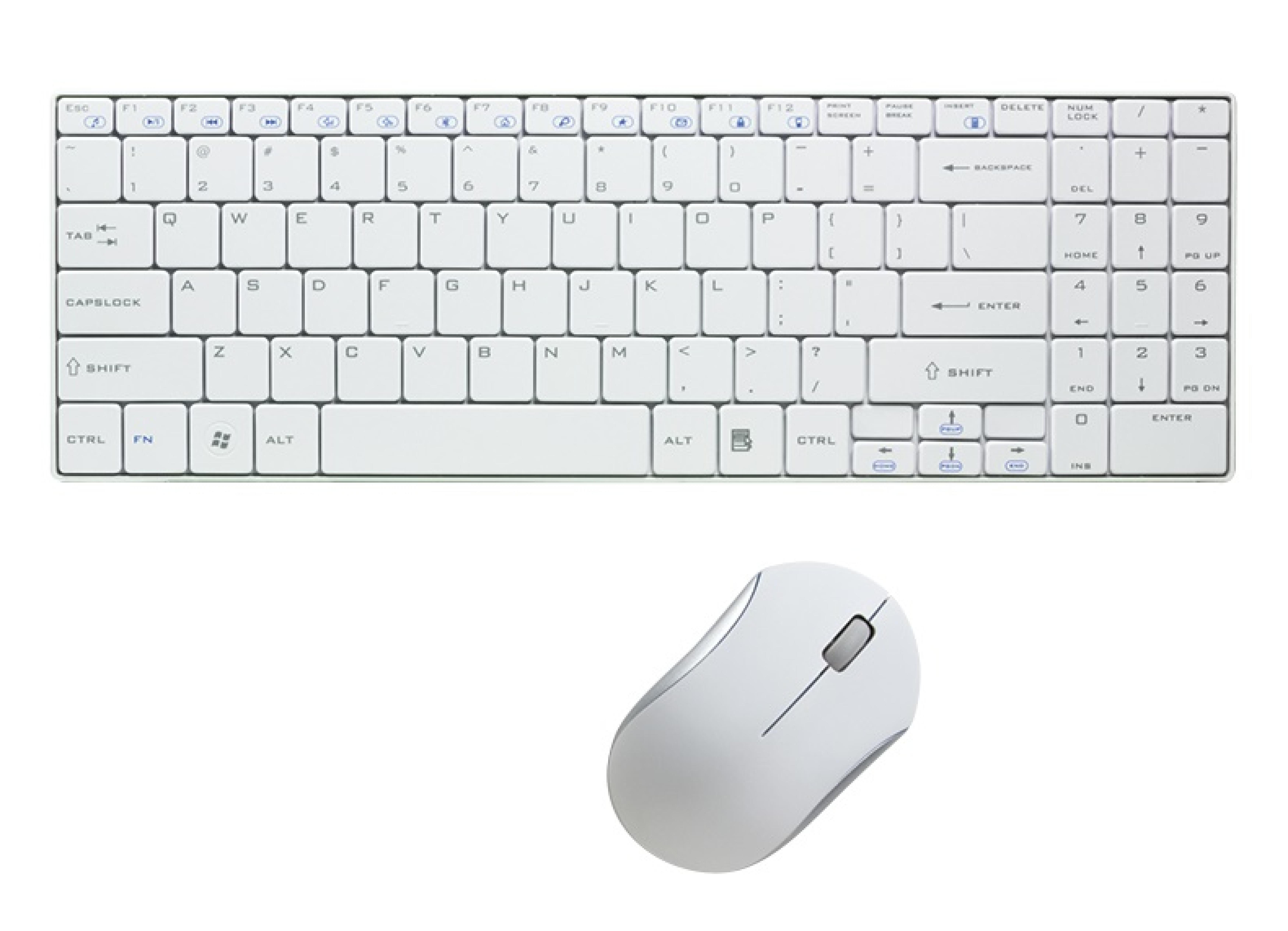 Logilink Tastatur Funk Slim 2.4 GHz mit Maus 1200dpi