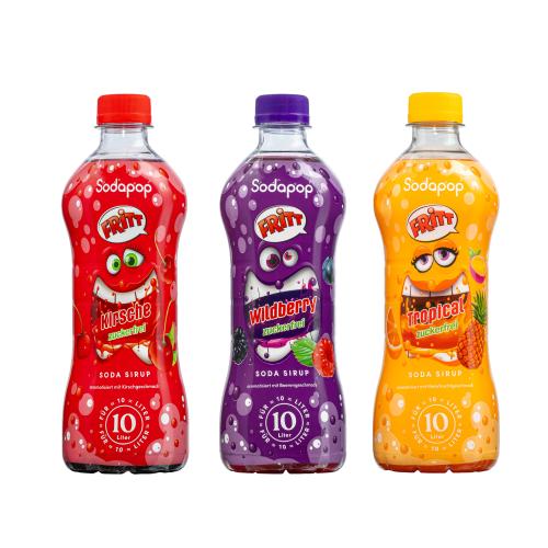 SODAPOP FRITT Sirup 3er Set (je 1 Flasche)