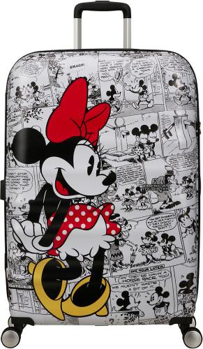 AMERICAN TOURISTER Wavebreaker Disney Spinner 77/28 TSA DISNEY FL Minnie Comics White
