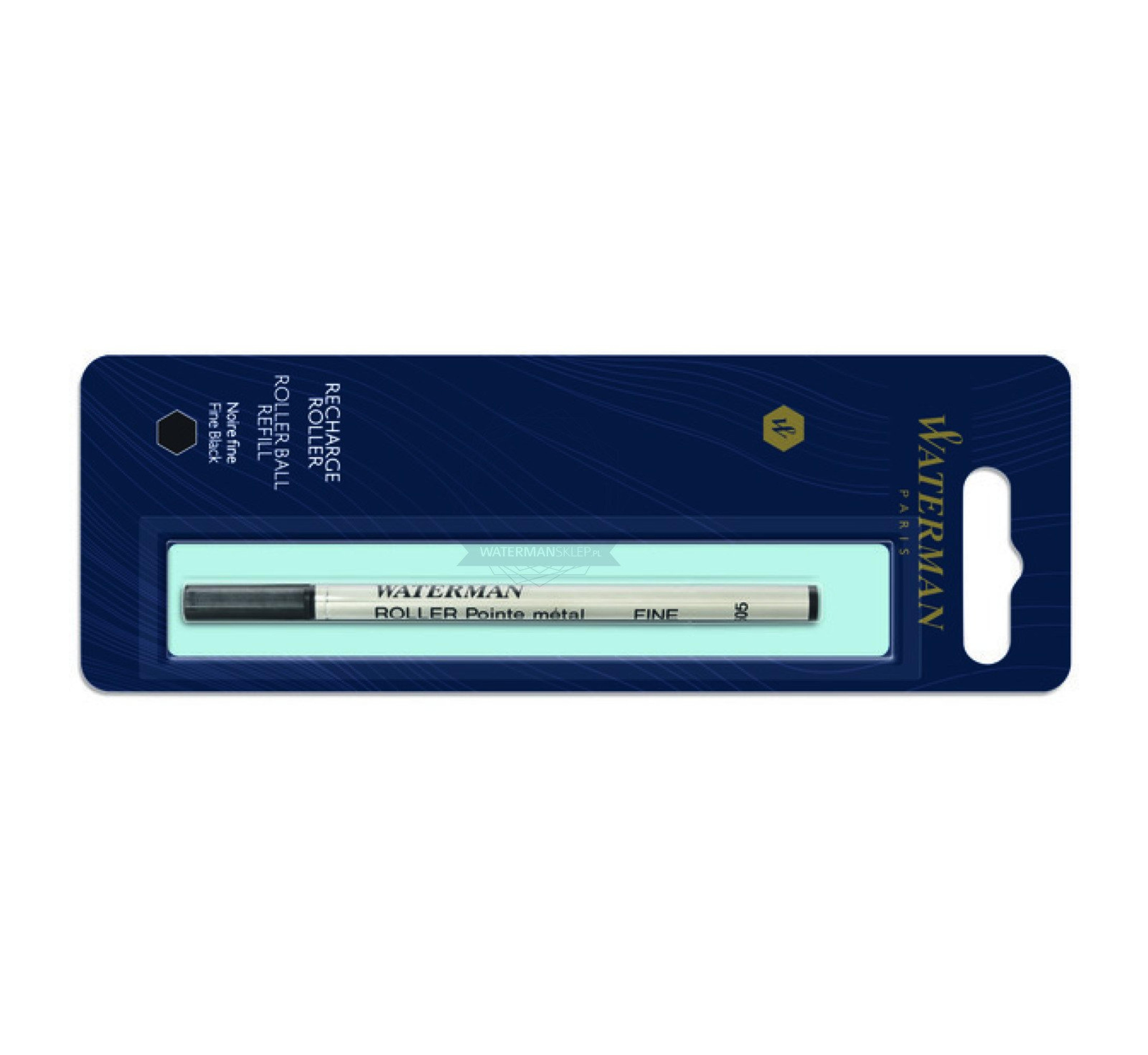 WATERMAN Rollerballmine Schwarz 1 Blister