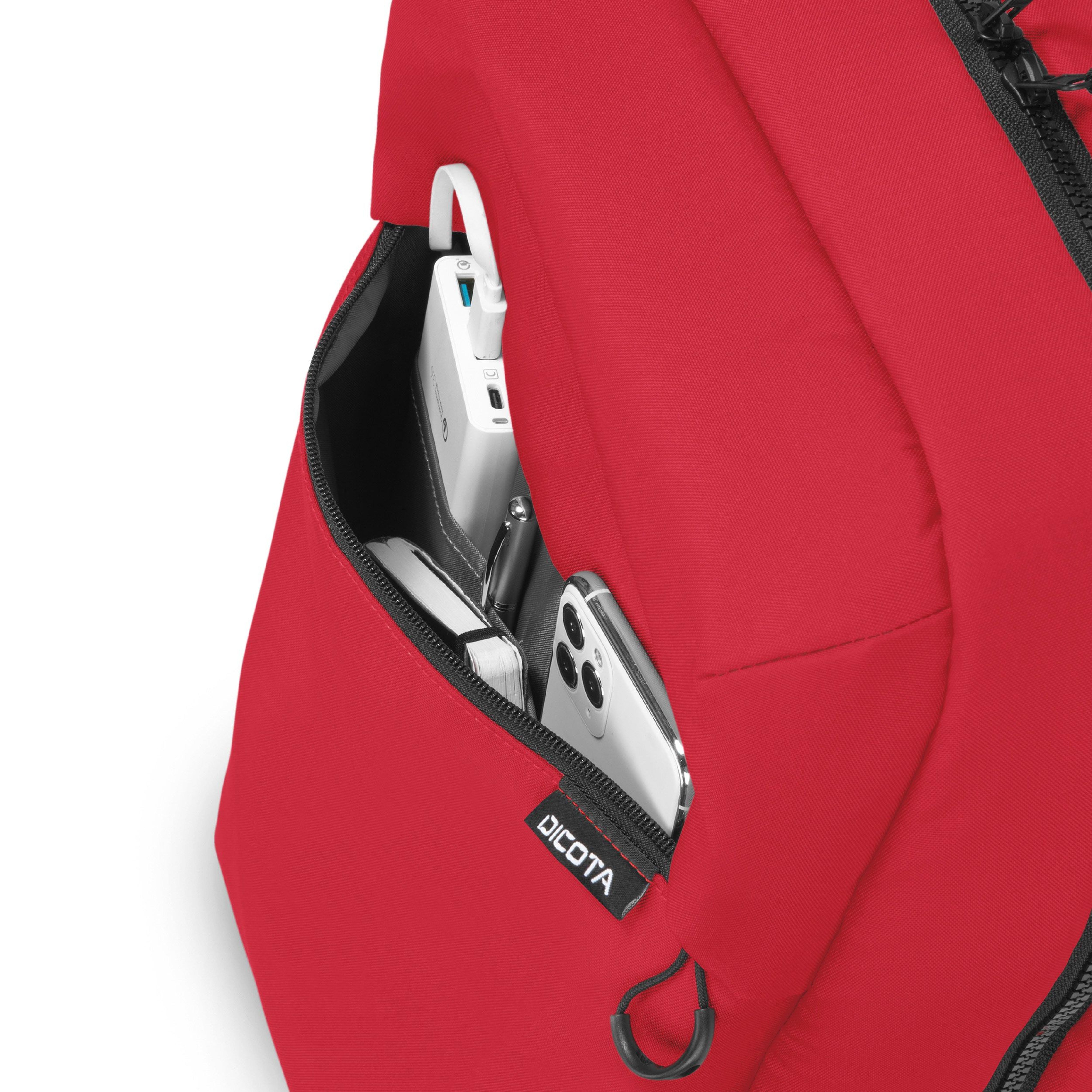 Dicota Backpack COMMUTER 13-16" Active RED