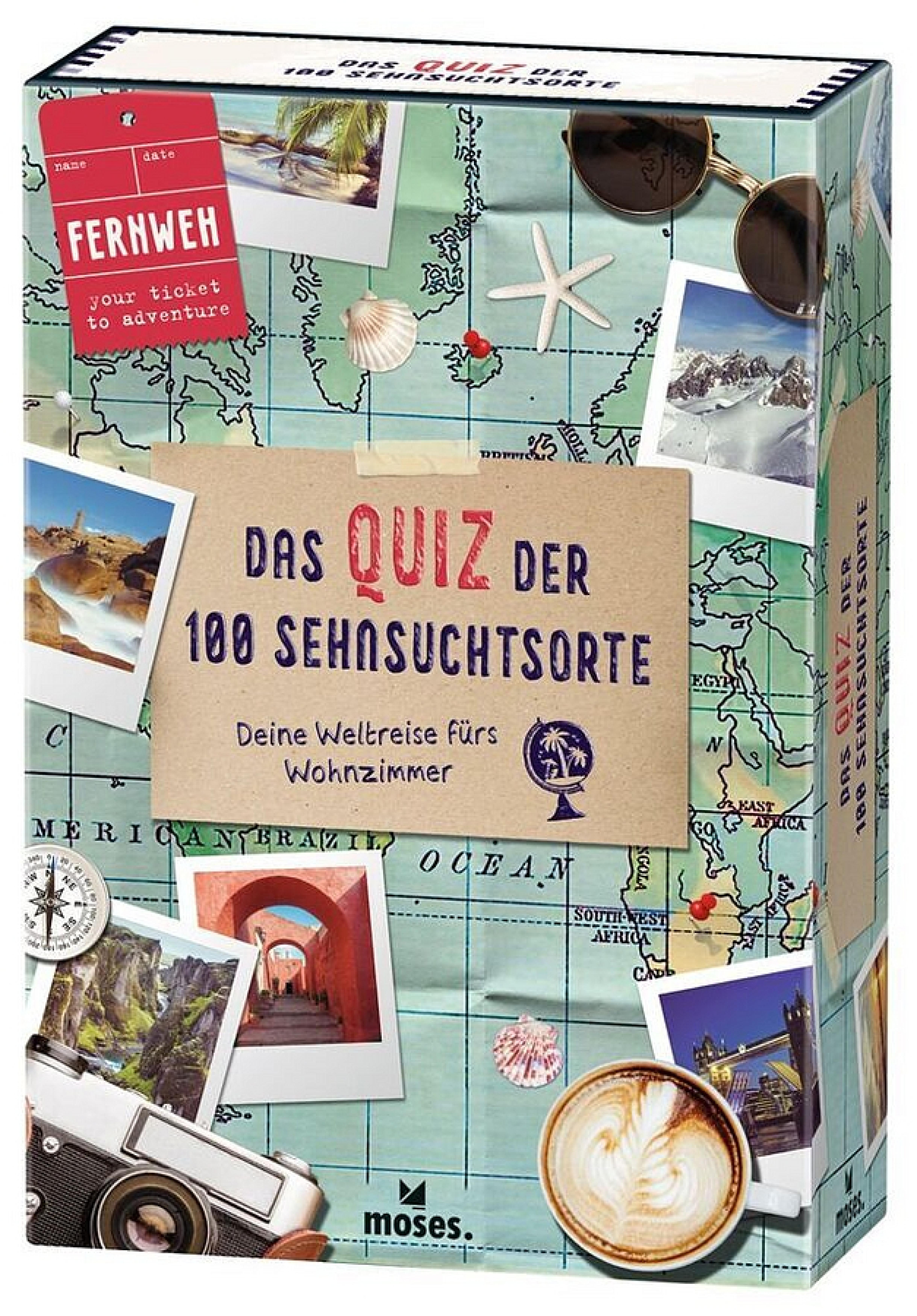 VERLAG: MOSES. VERLAG Fernweh - Das Quiz der Sehnsuchtsorte