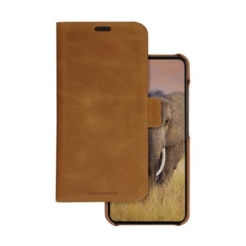 DBRAMANTE1928 Lynge - Galaxy A55 5G - Full-grain leather - Tan