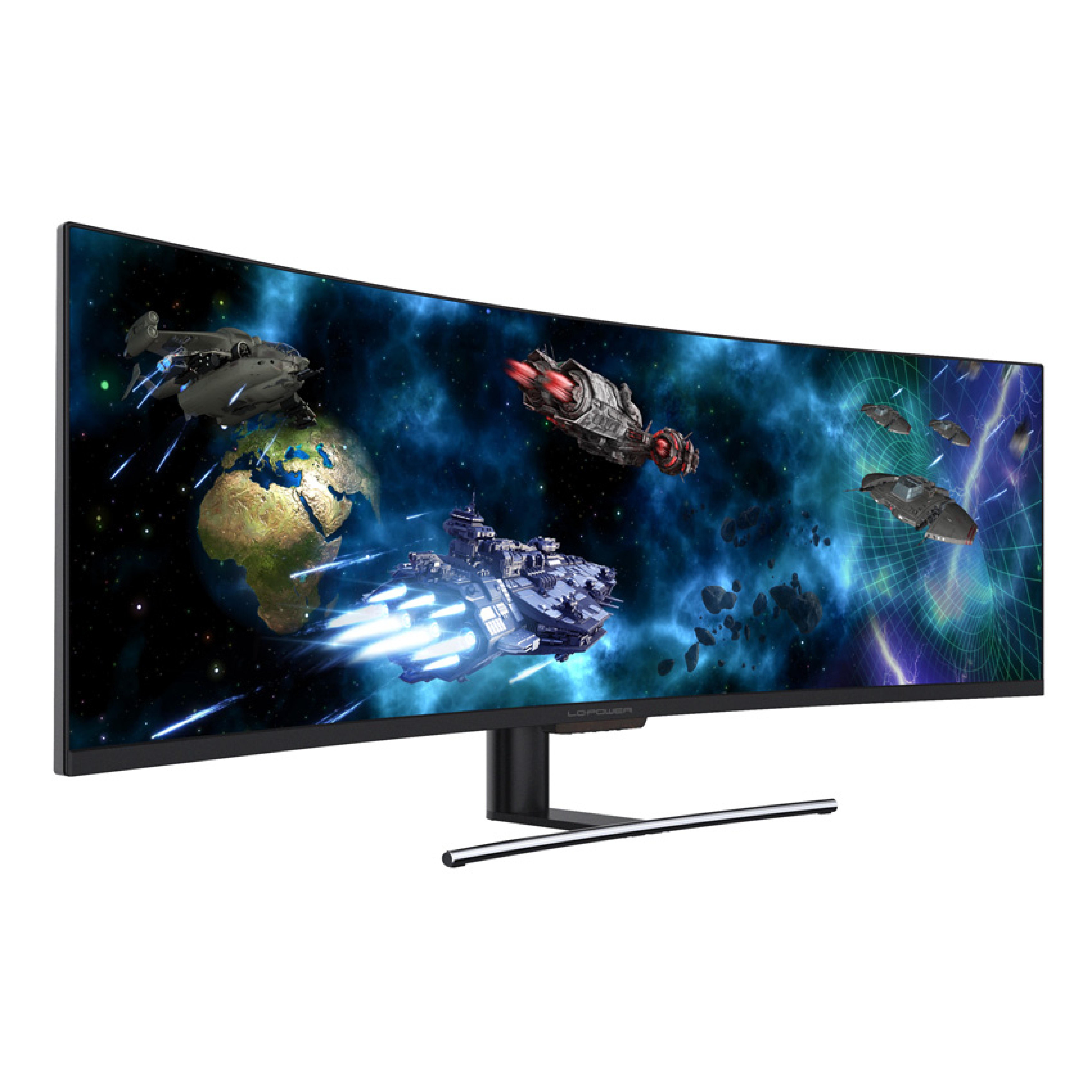 LC-Power 124,5cm (49") LC-M49-DFHD-144-C-Q VA+DP+HDMI