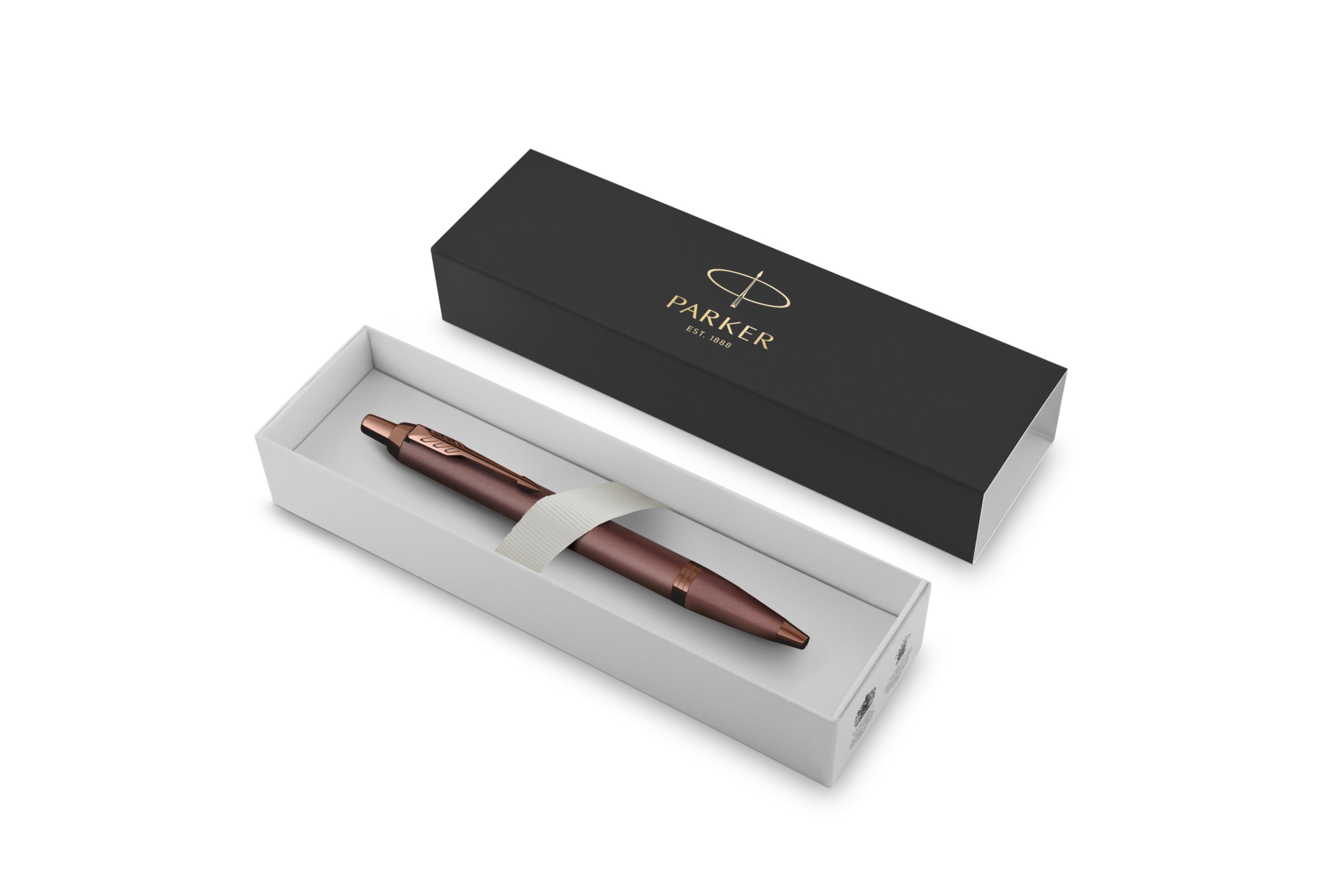 PARKER Kugelschreiber IM Monochrome Burgundy PVD M Blau Geschenkb