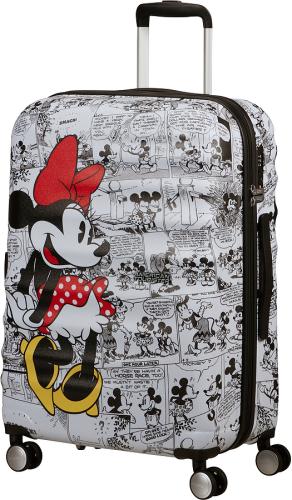 AMERICAN TOURISTER Wavebreaker Disney Spinner 67/24 TSA DISNEY FL Minnie Comics White