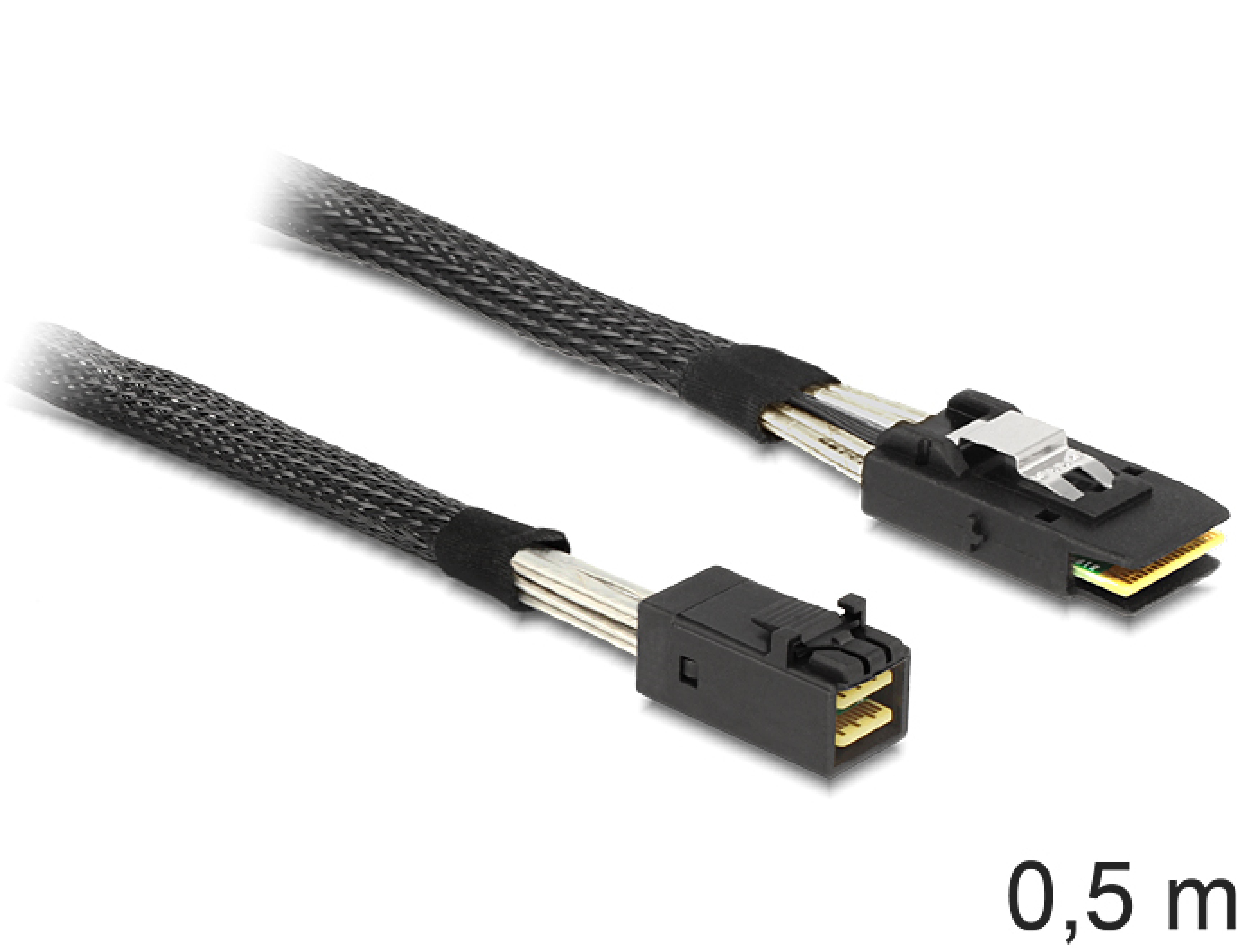 DELOCK SAS Kabel Mini SAS HD -> Mini SAS 36Pin St/St 0.50