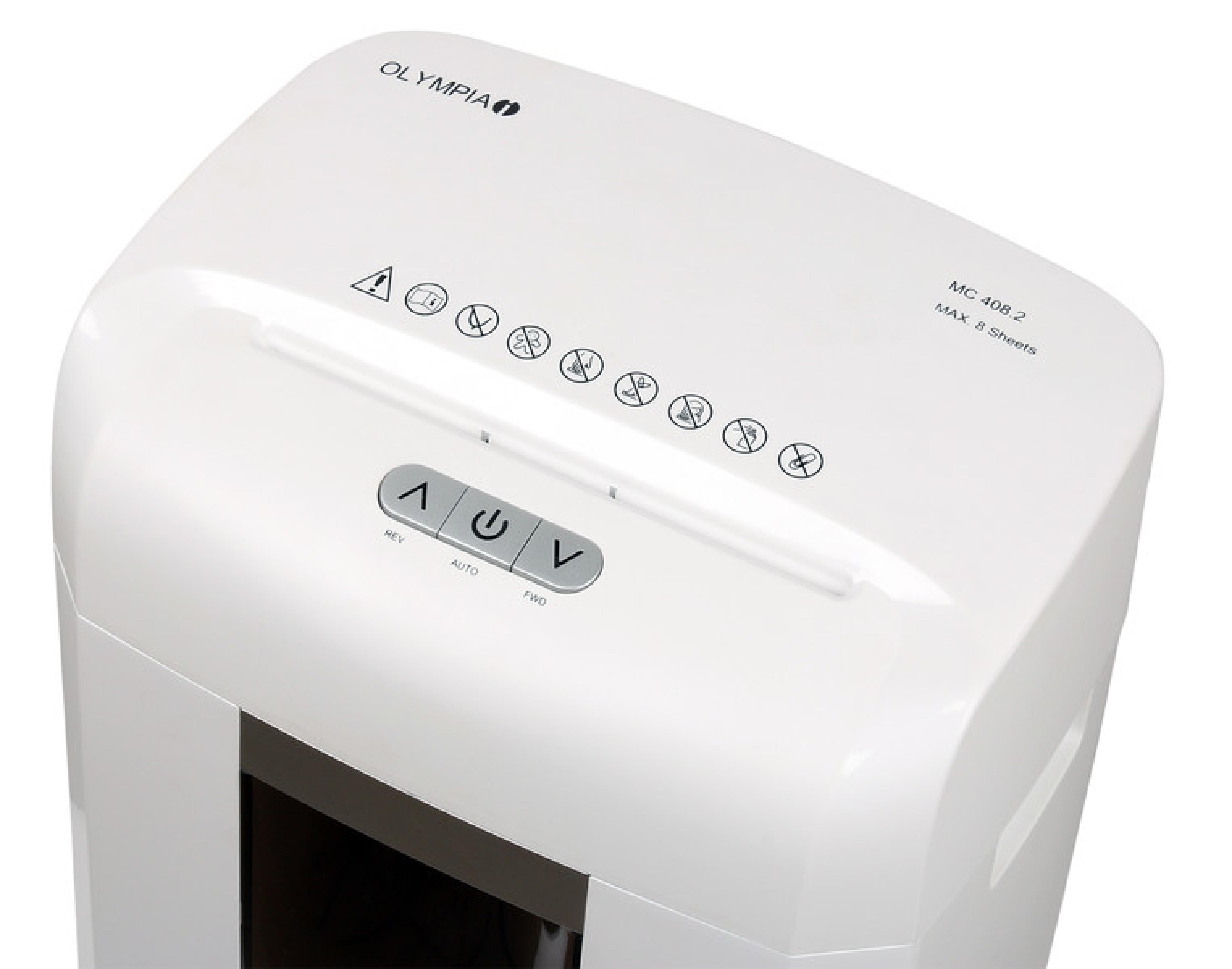 Olympia Aktenvernichter MC 408.2 weiss