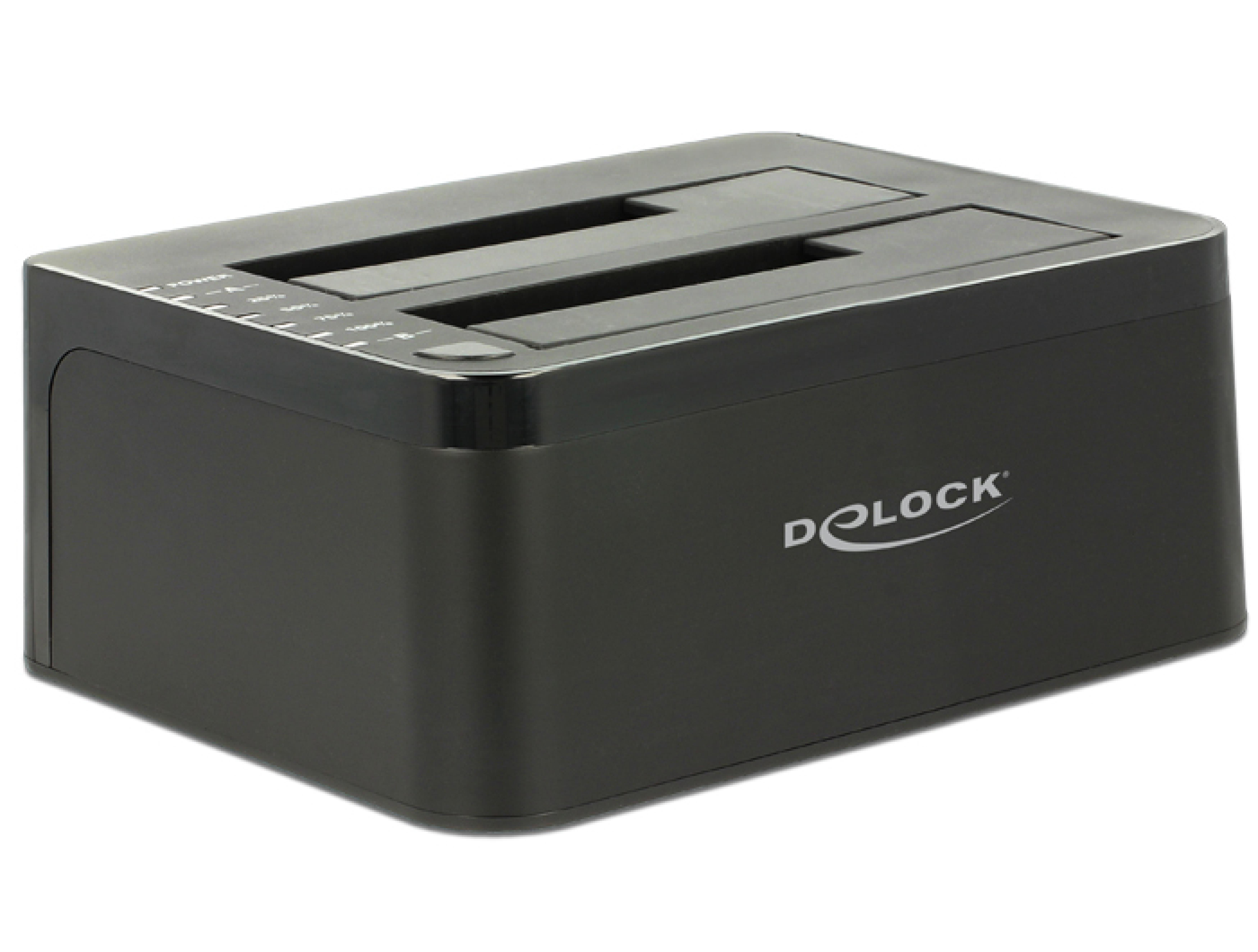 DELOCK Dockingstation 2x SATA III HDD -> USB3.0 Clone