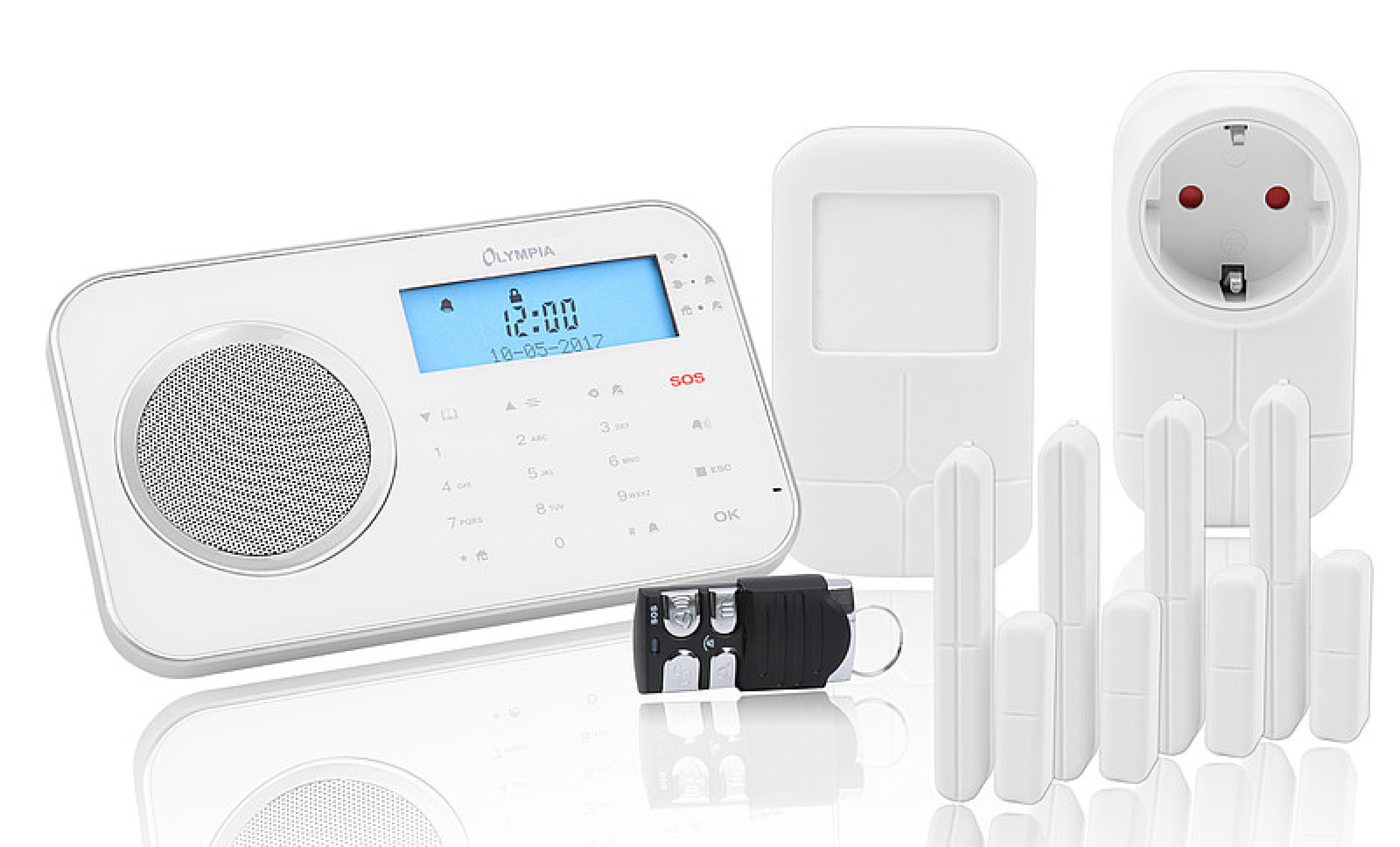 Olympia Alarmsystem ProHome 8762 WLAN/GSM weiss