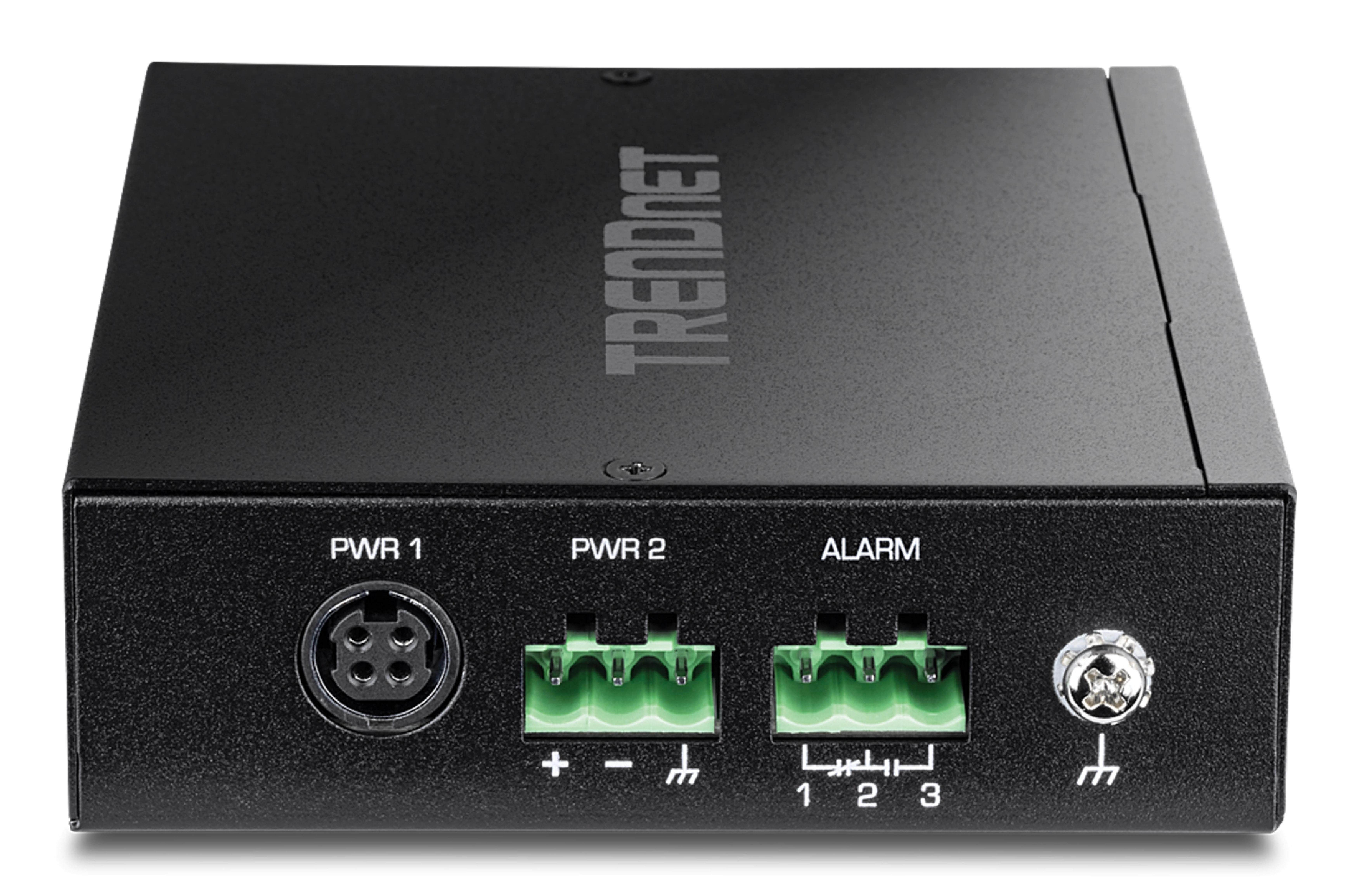 TRENDnet 6-Port Industrial 2.5G DIN-Rail Switch with 10G SFP