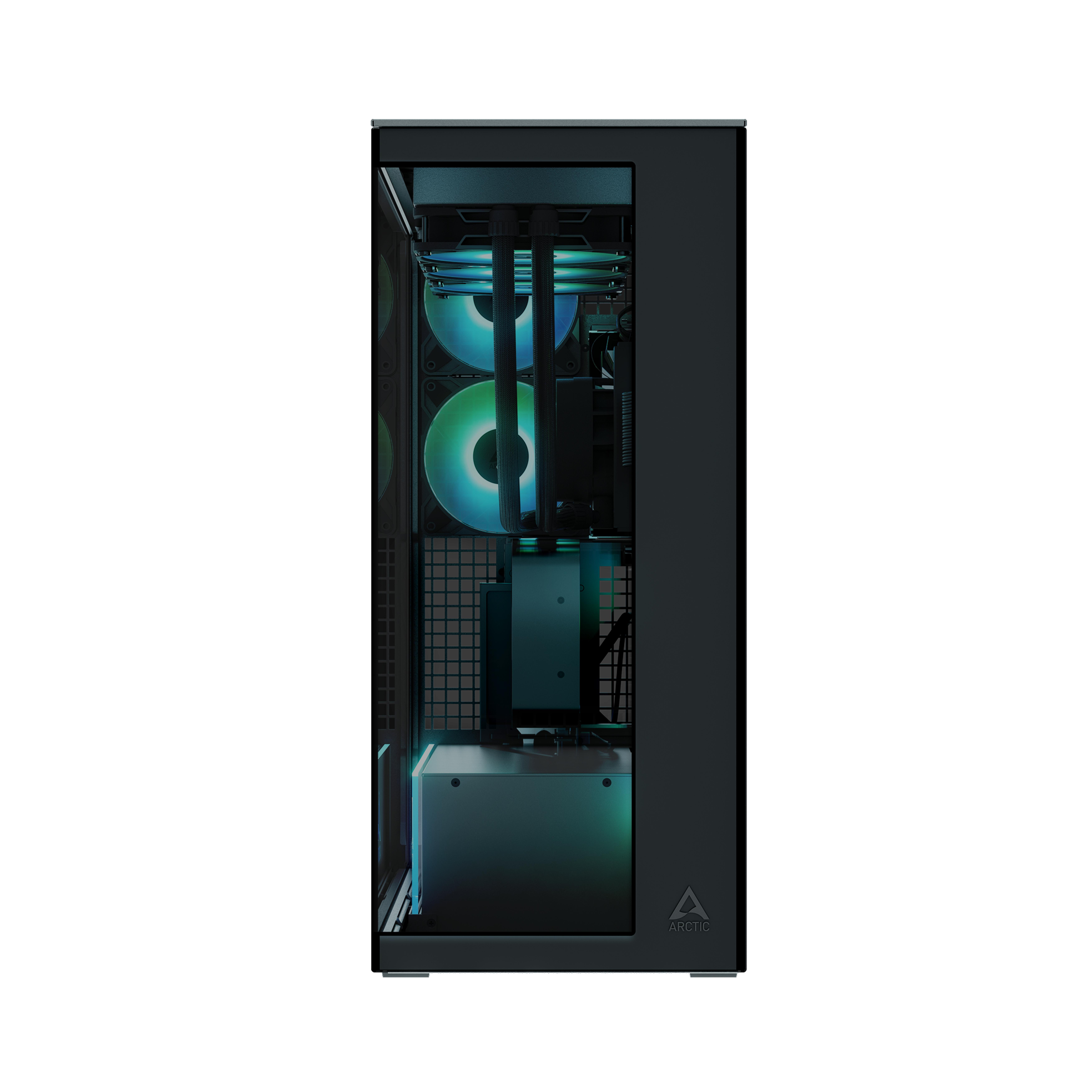 ARCTIC Geh Xtender Black with GPU vertical mount