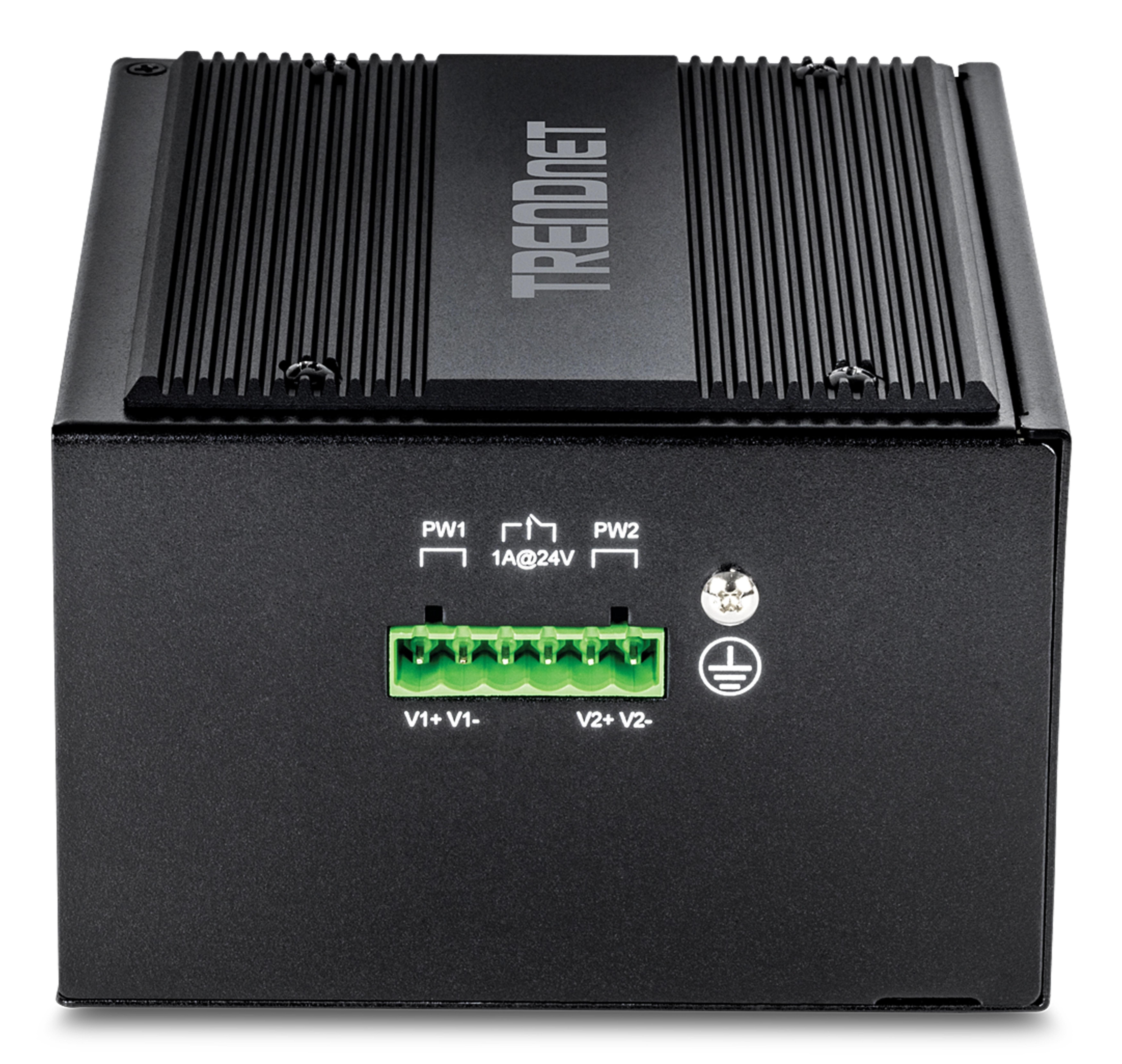 TRENDnet Industrie Switch 26Port Gbit PoE+ Metall DIN-Rail