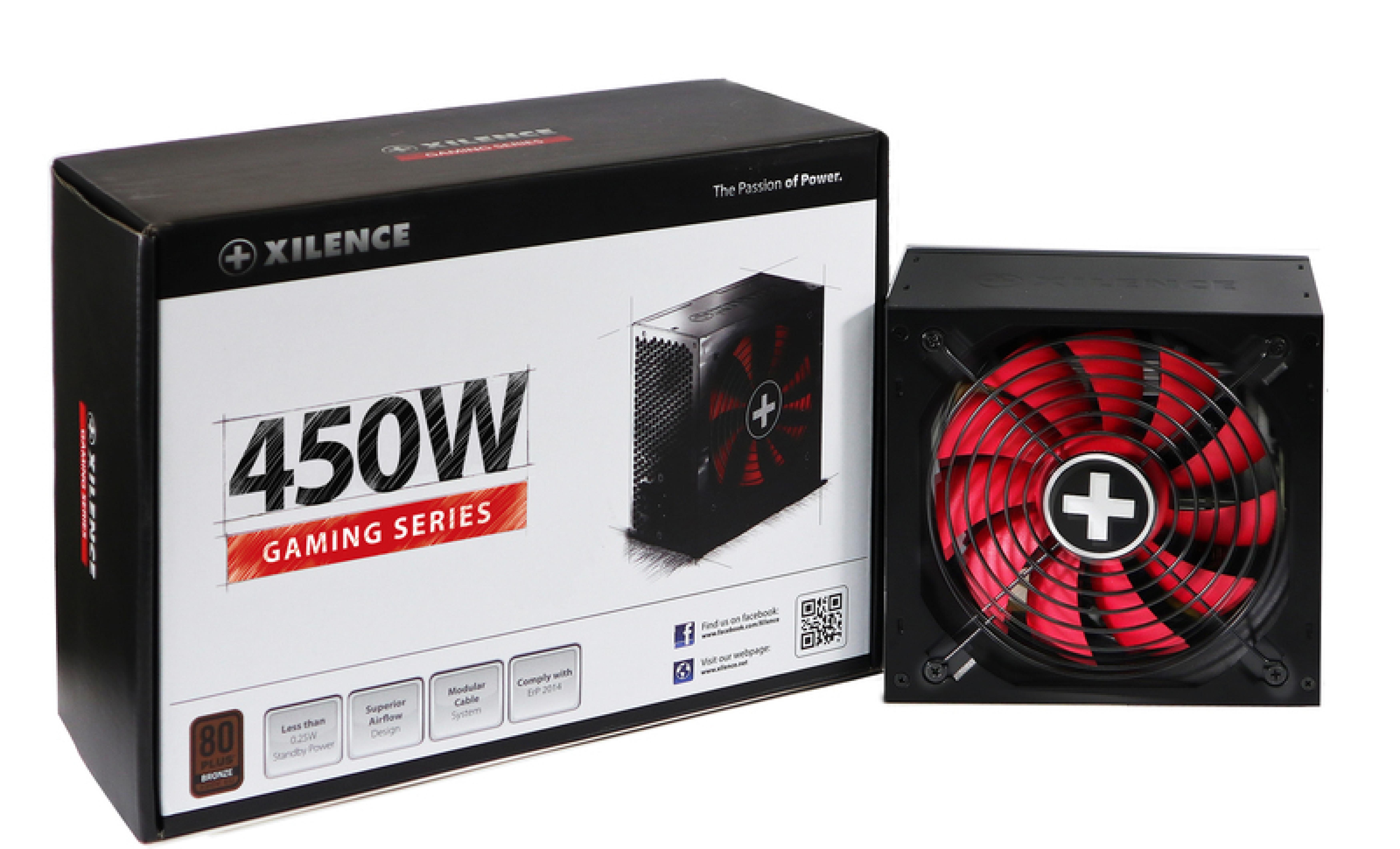 Xilence Netzteil 450W Gaming BRONZE 80+ ATX XP450R10