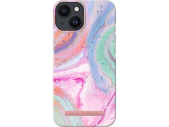 Bunte iPhone-Schutzhülle mit marmorierten Pastellfarben