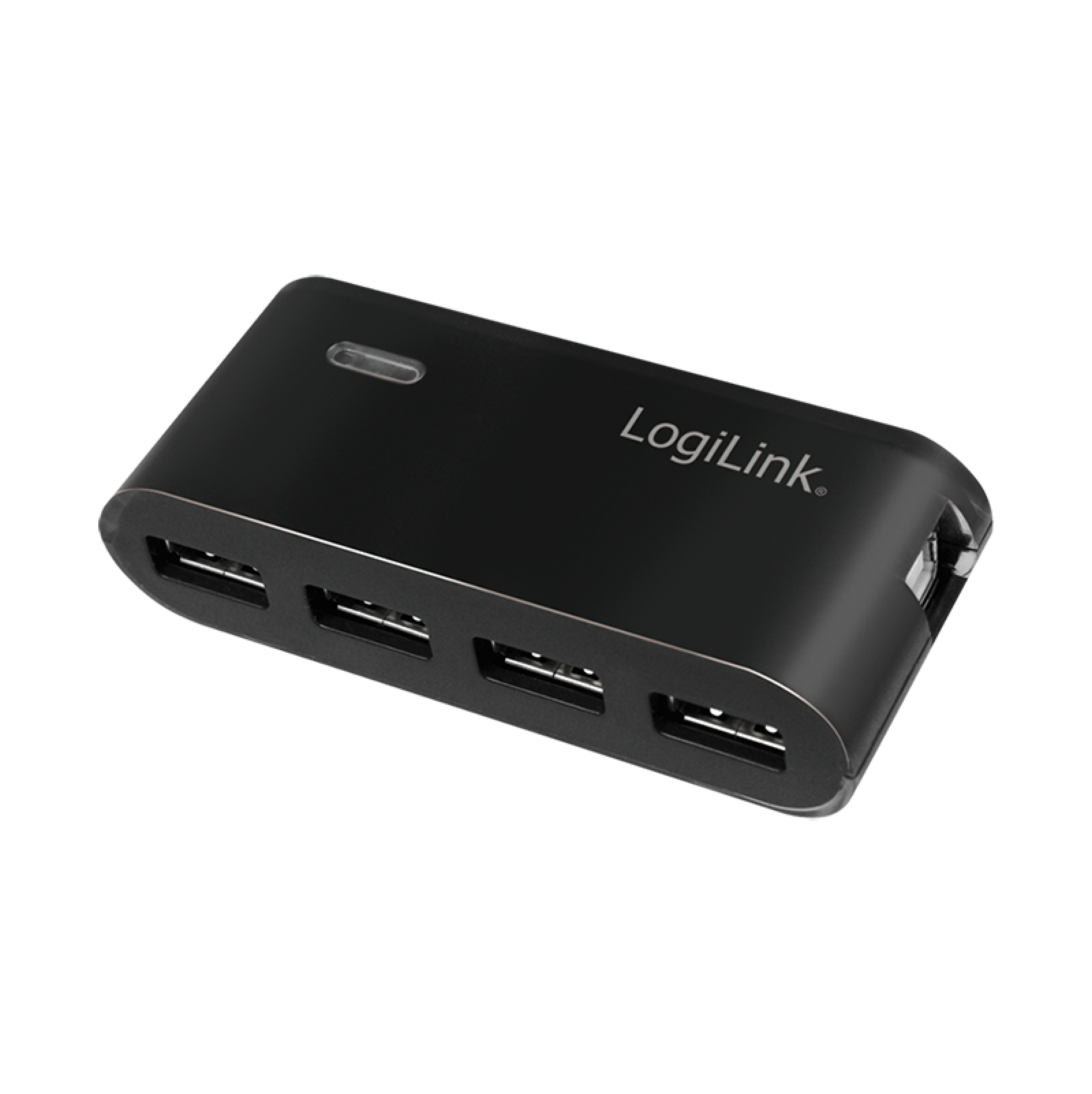 Logilink USB-HUB 4-Port m. Netzteil schwarz