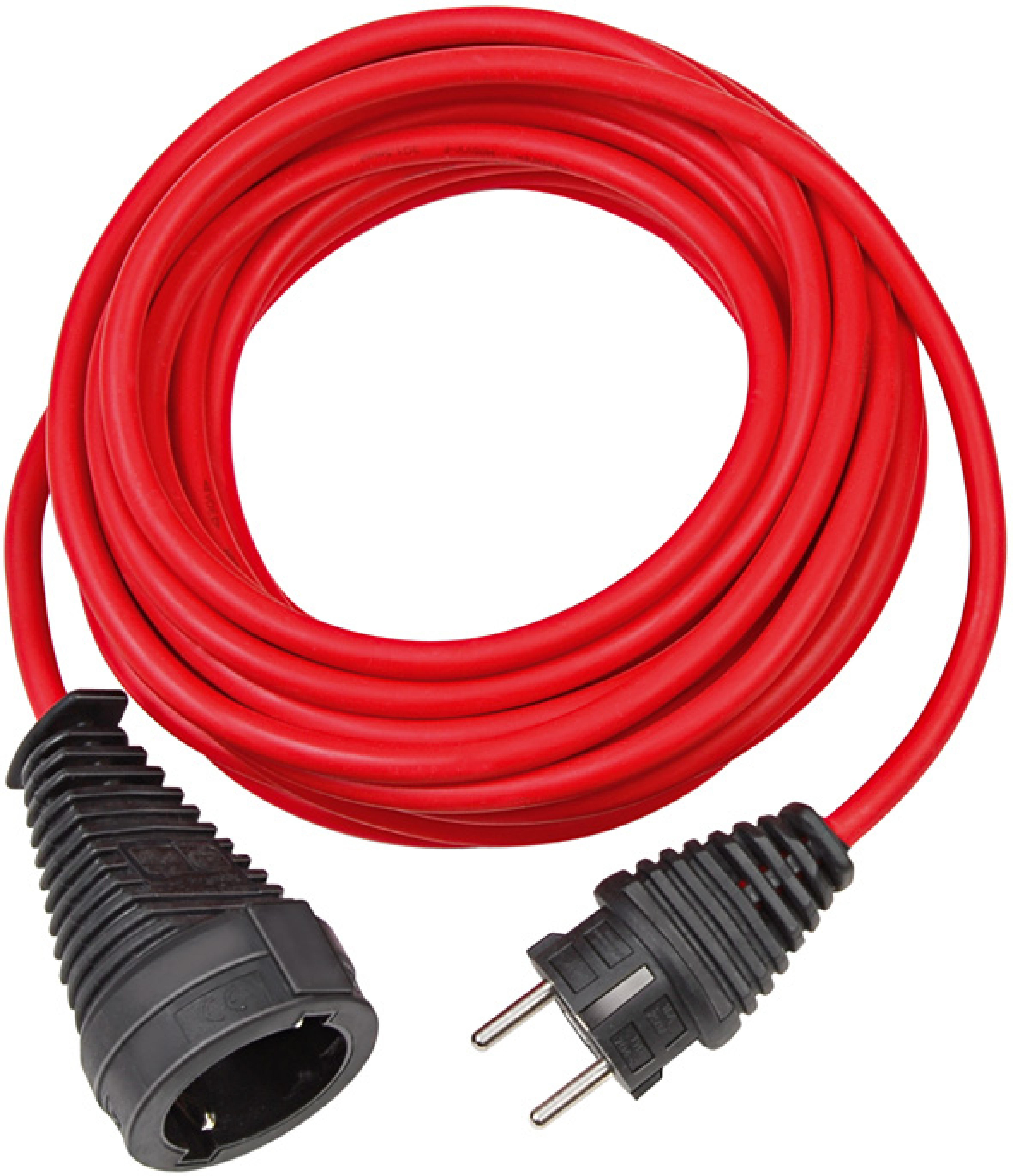 Brennenstuhl Verlaengerungskabel 10m Kabel rot