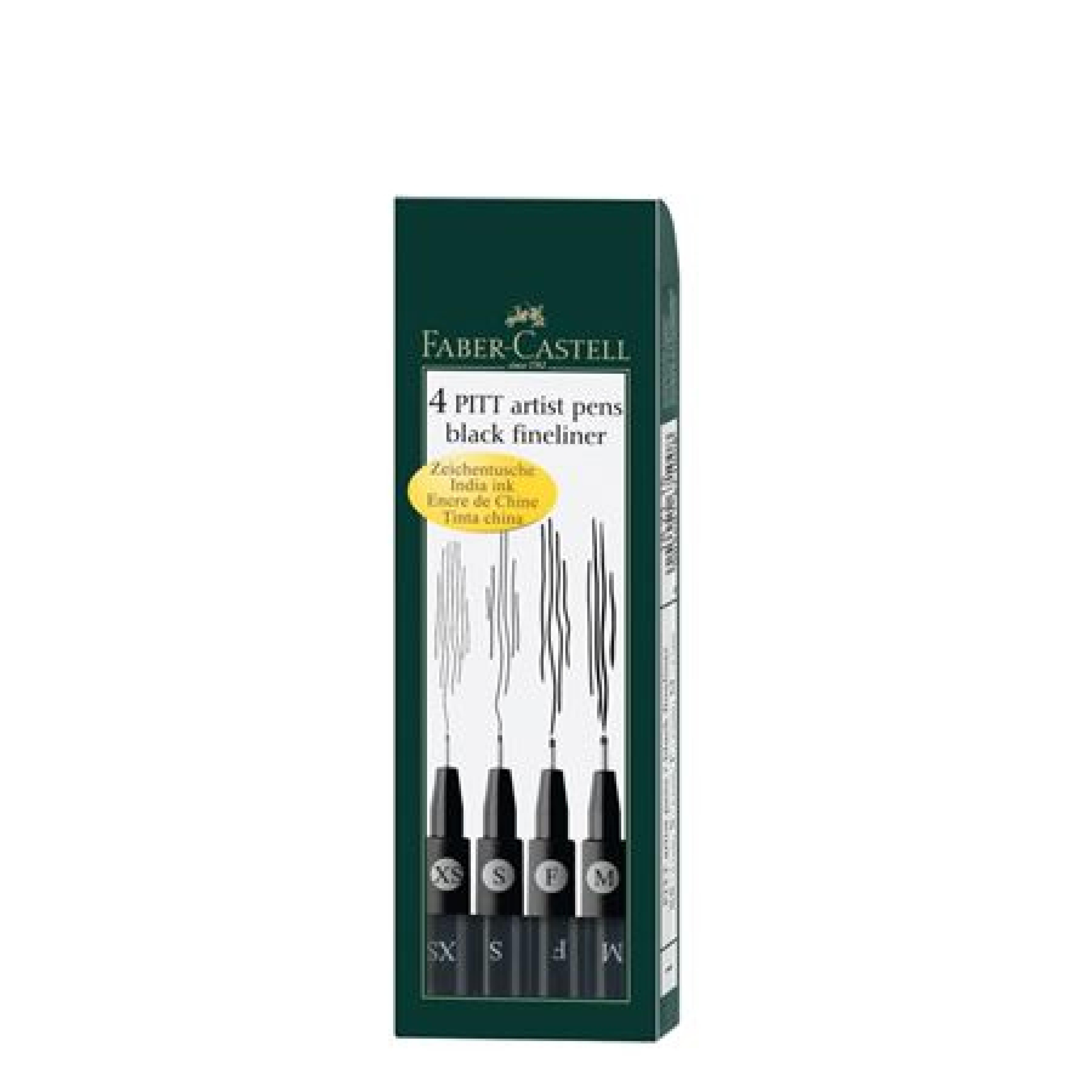 FABER-CASTELL Tuschestift Pitt Artist Pen Farbe 199 4x