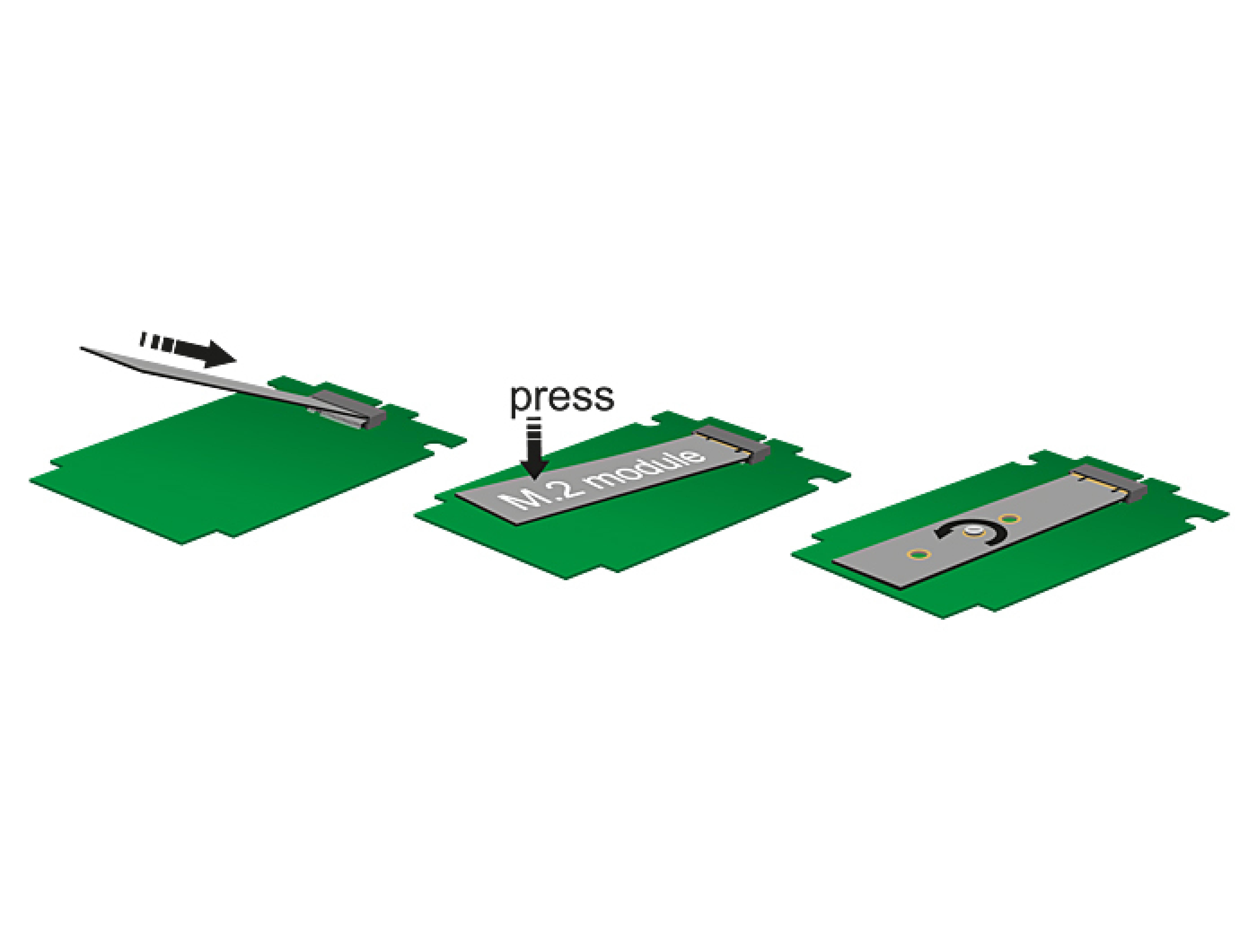 DELOCK SATA Konverter SATA 22Pin -> 67Pin M.2 NGFF
