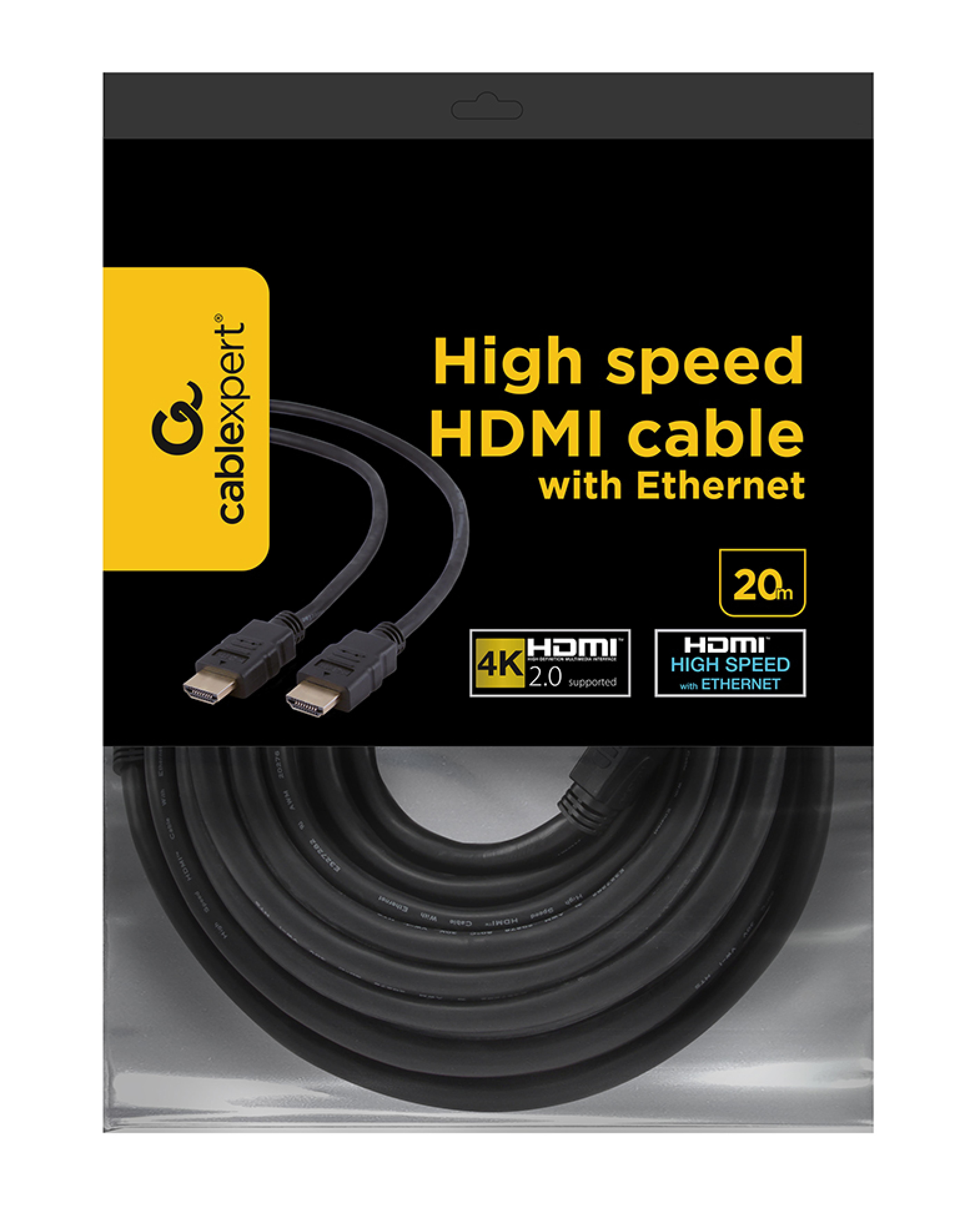 gembird HDMI-Kabel High-Speed maennlich-maennlich 20.0m