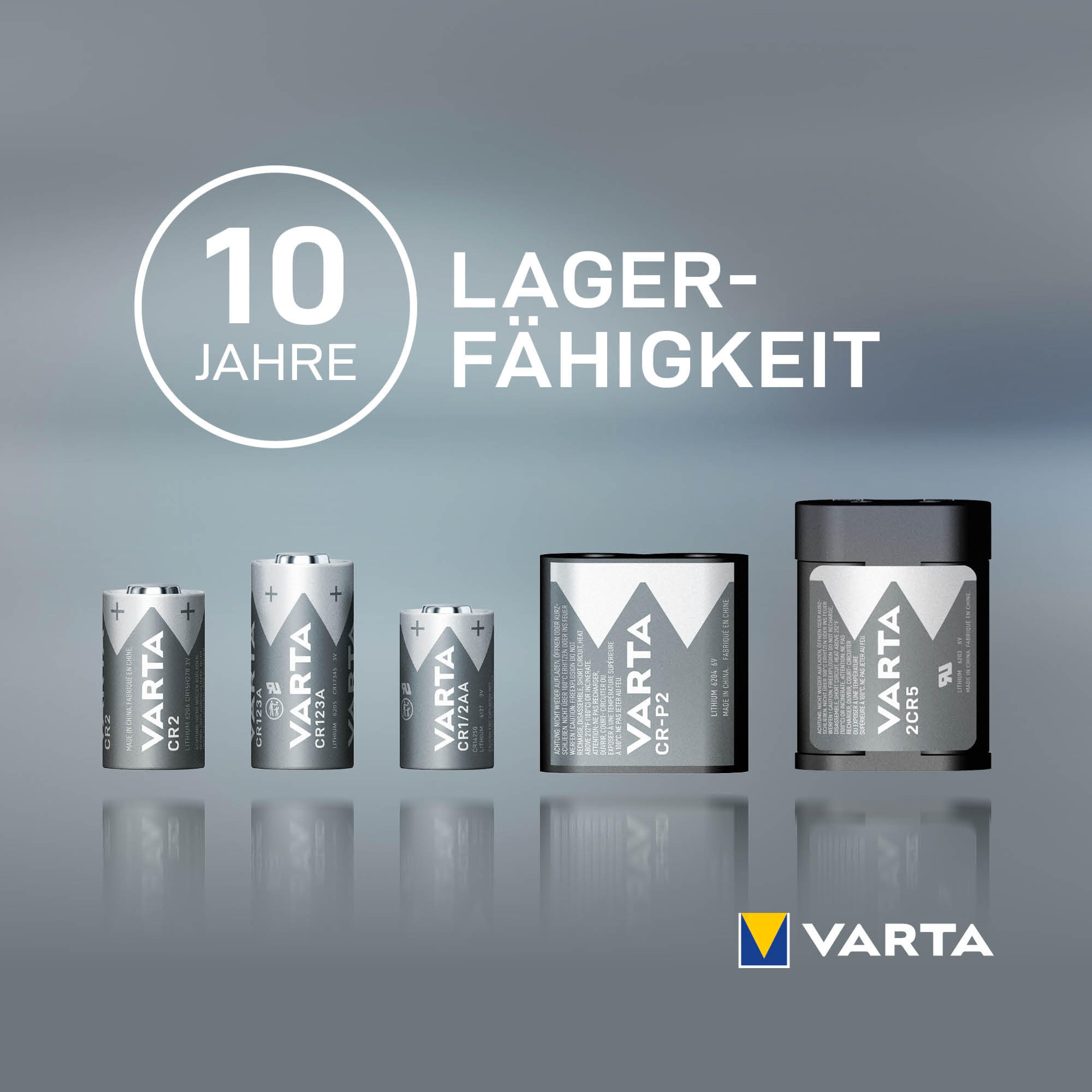 Varta Batterie Photo Lithium Cylindrical CR123A CR17345 1St.