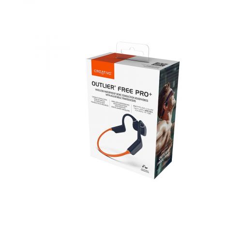 Verpackung der Creative Outlier Free Pro+ kabellosen Knochenschall-Ohrhörer